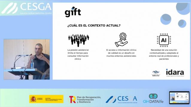 O grupo de investigación do Servizo de Dixestivo presentando os seus proxectos europeos en IA O grupo de investigación do Servizo de Dixestivo presentando os seus proxectos europeos en IA