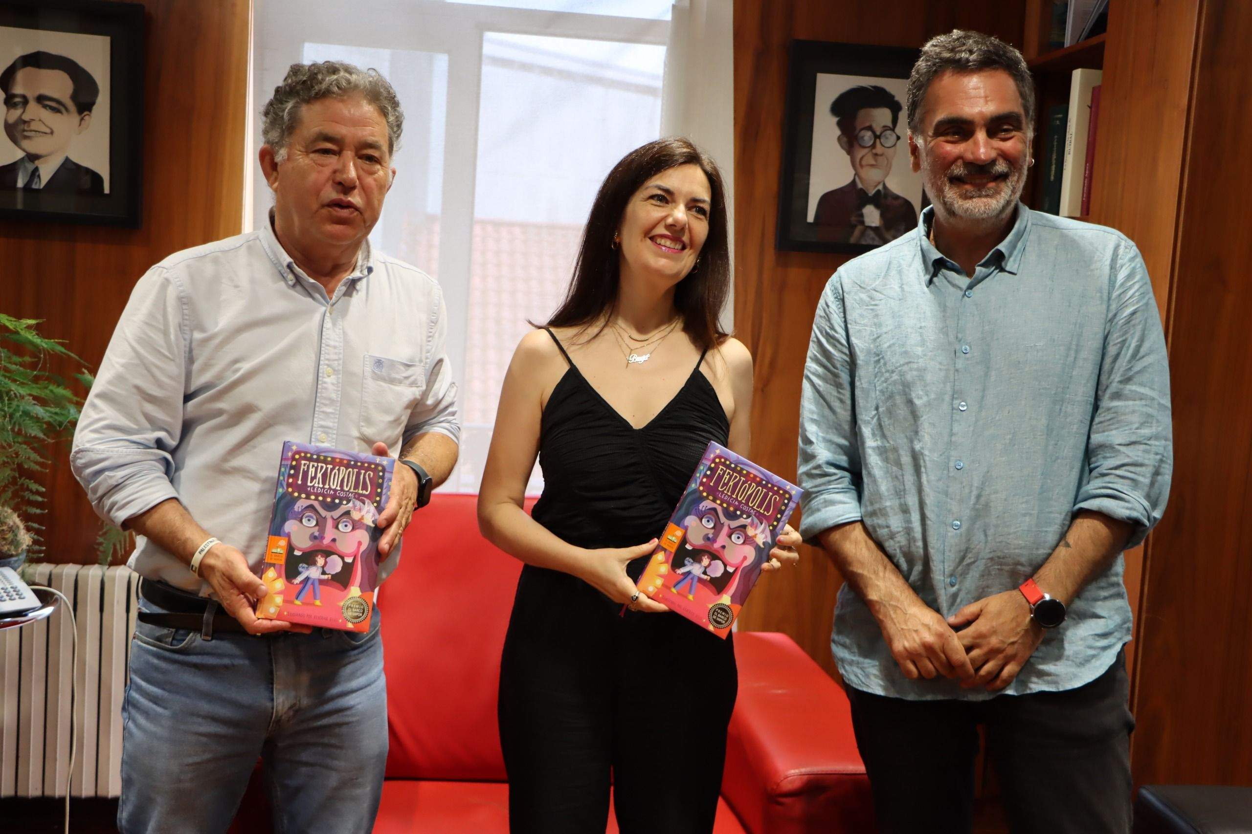 Miguel Anxo Fernández Lores, Ledicia Costas e Demetrio Gómez