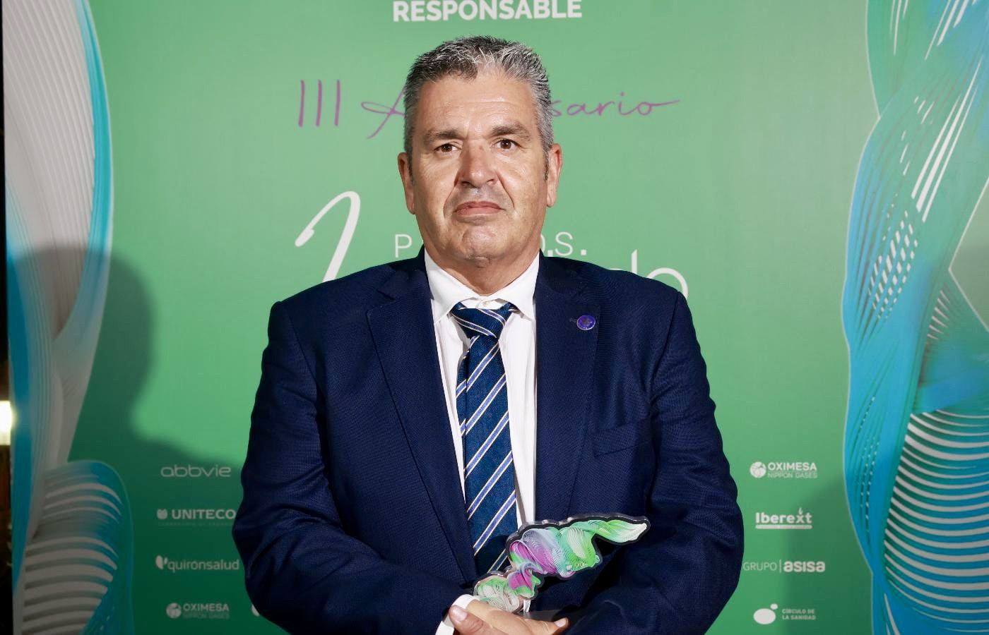 O Dr. Manuel "Tato" Vázquez Lima, nos Premios Latido