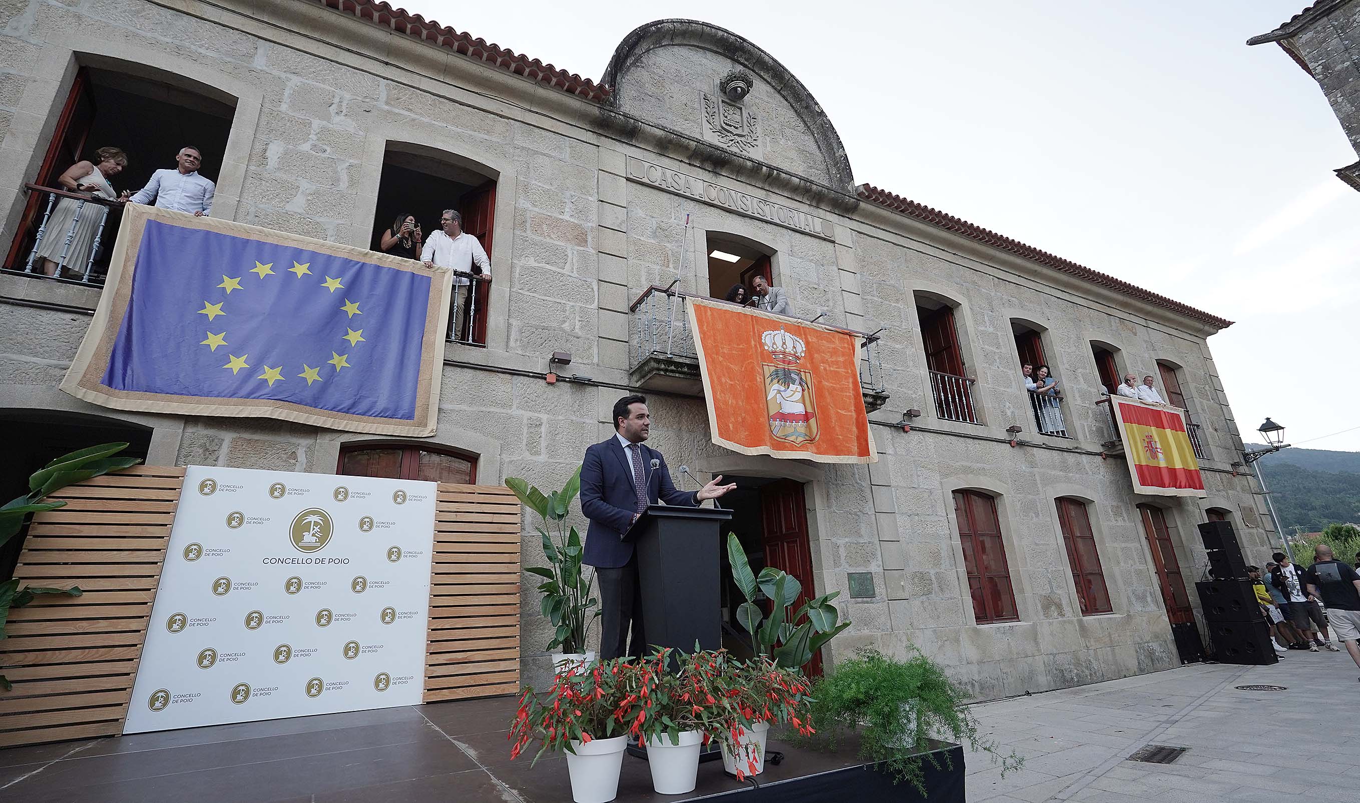 Arranque de las Fiestas de San Xoán en Poio