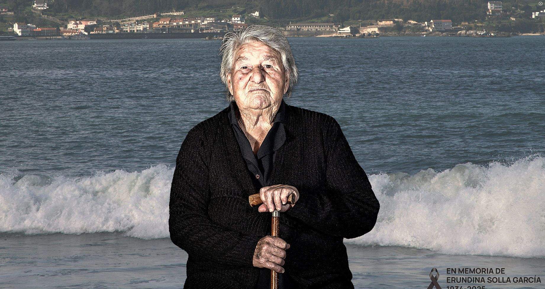 O retrato de Erundina Solla forma parte da exposición de Salvador Santos "Charri"