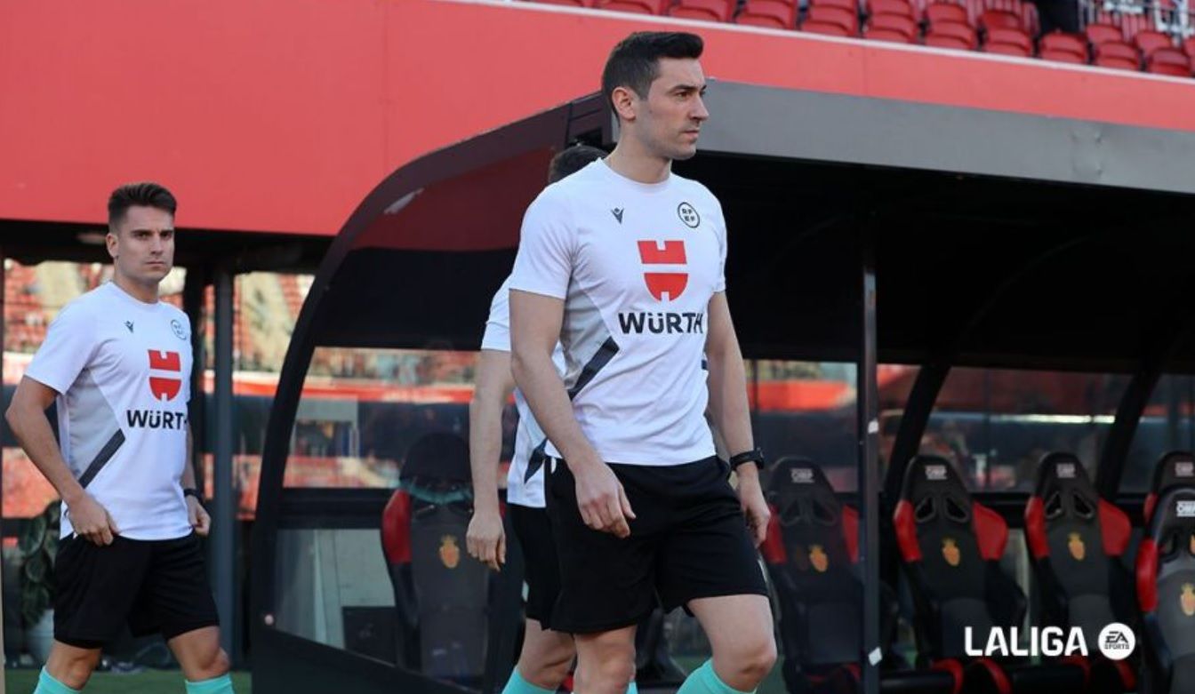 Muñiz Ruiz, nun partido de Primeira División entre Mallorca e Leganés