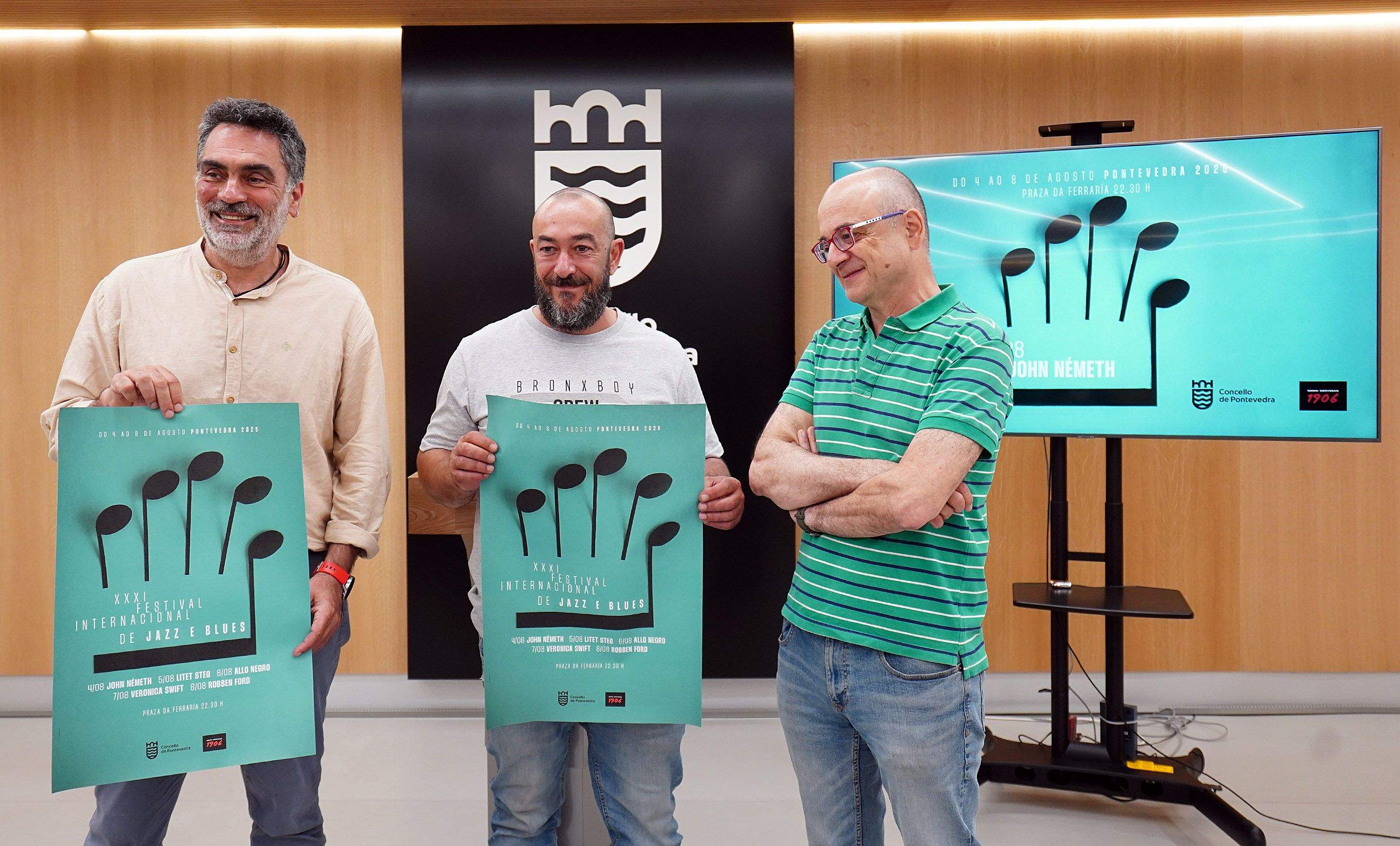 Presentación da 31 edición do Festival Internacional de Jazz e Blues de Pontevedra