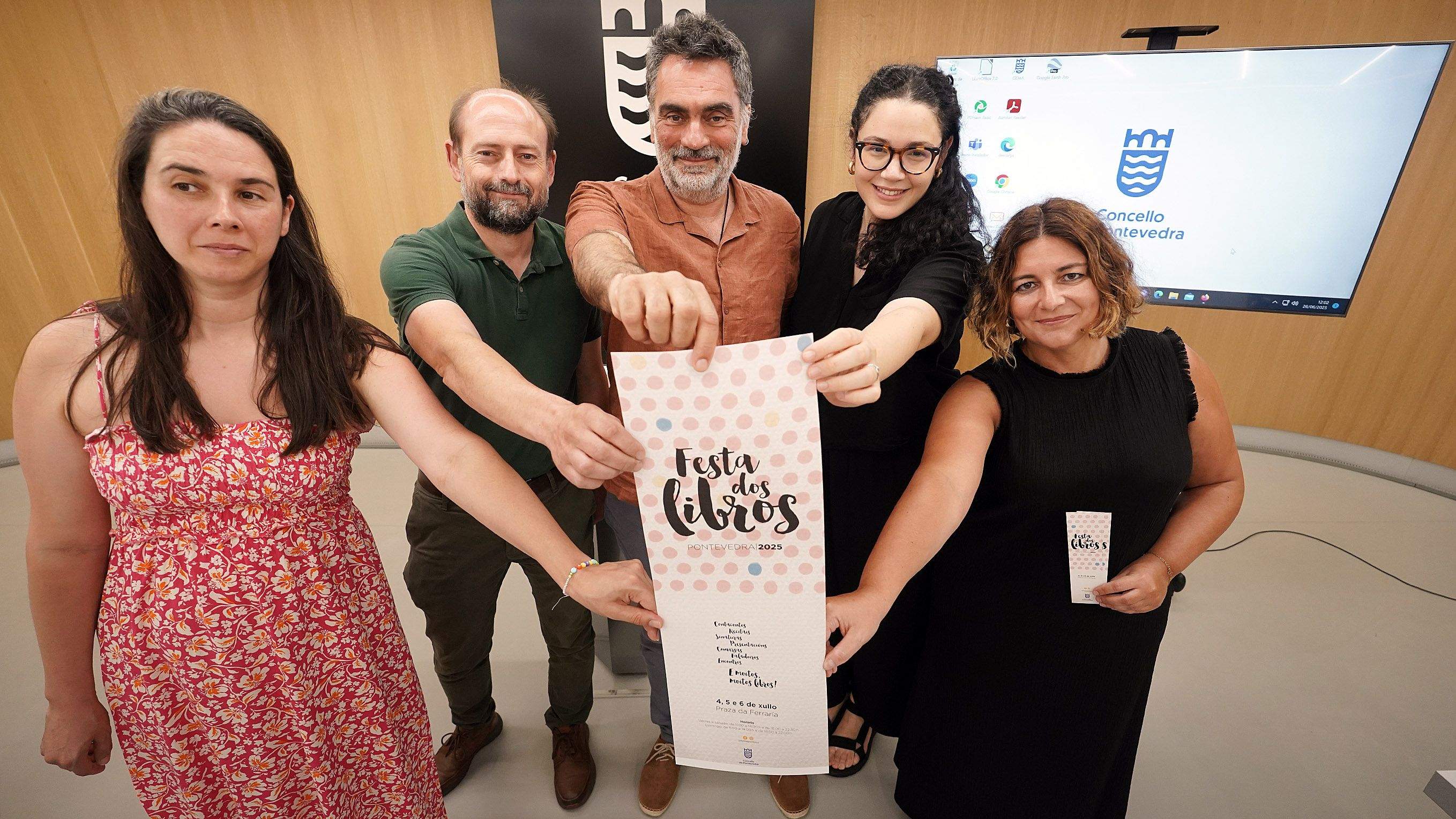 Presentación de la octava edición de la Festa dos Libros de Pontevedra