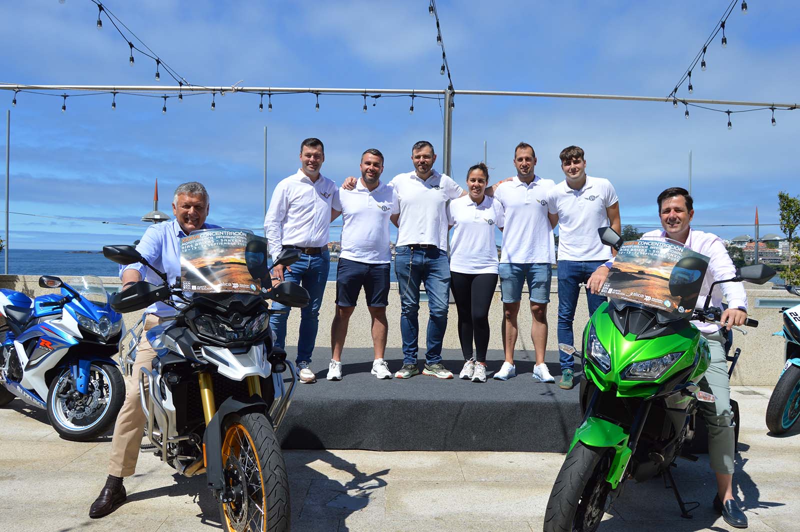 Presentación do cartel da 37 edición da Concentración Mototurística Rías Baixas