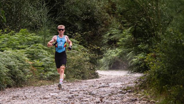 O belga De Smet no Duatlón Cros en Verducido O belga De Smet no Duatlón Cros en Verducido