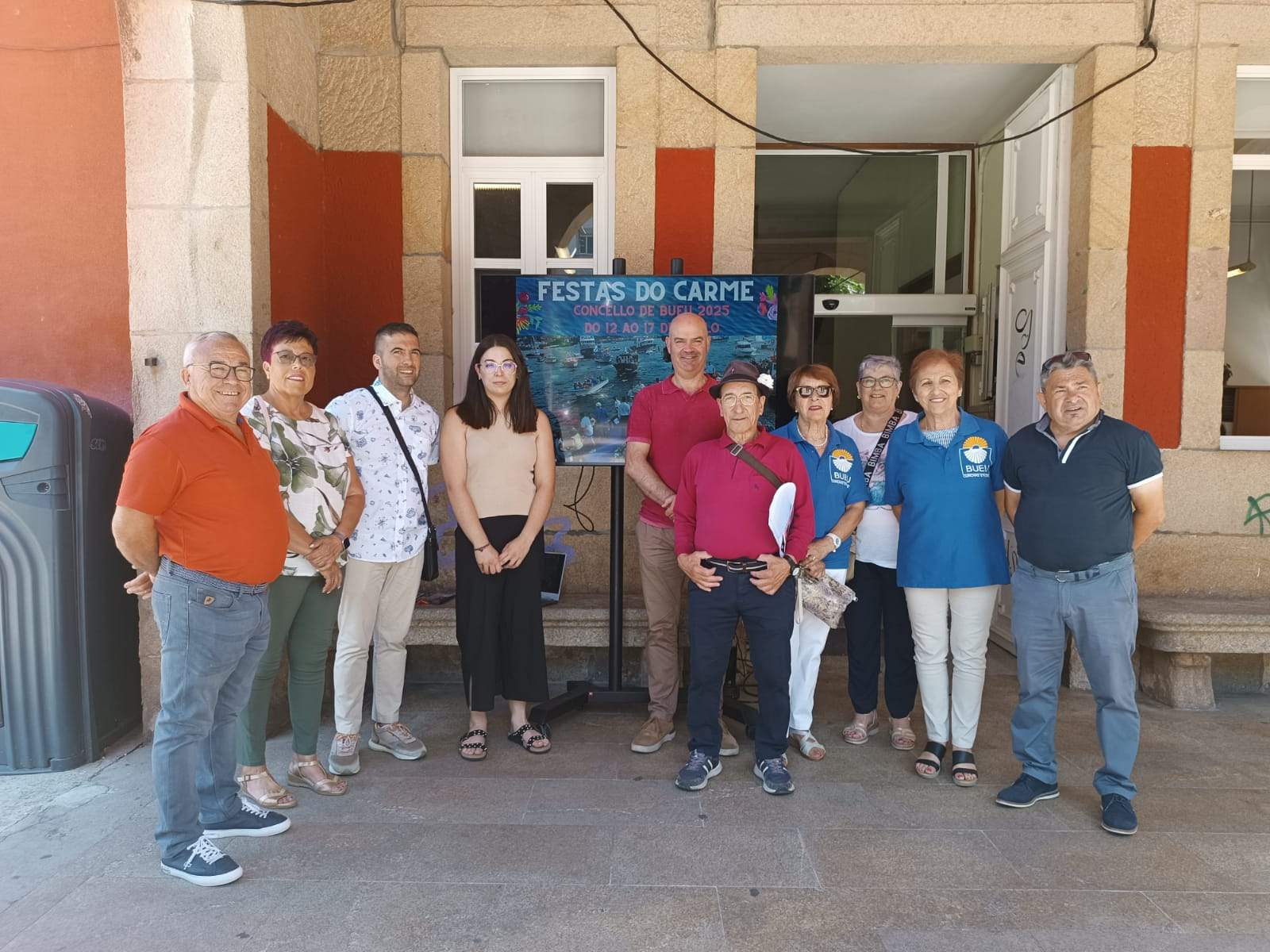 Presentación de las Fiestas del Carmen de Bueu