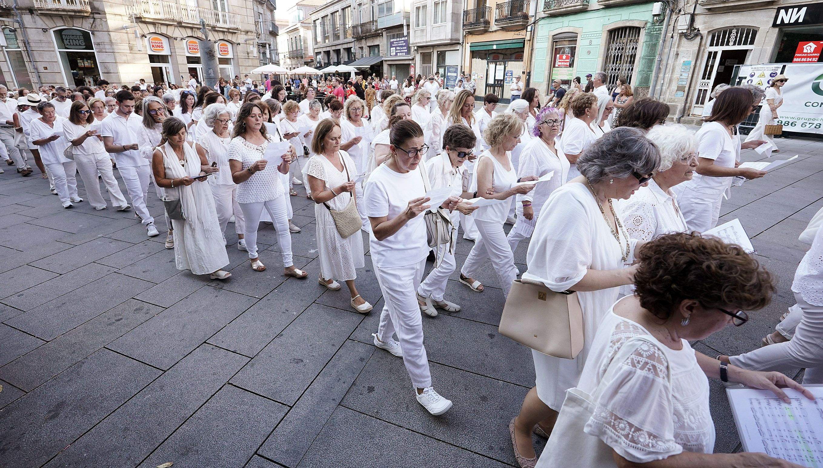'Libertas', la performance de Vasco Araújo en la Bienal de Arte de Pontevedra