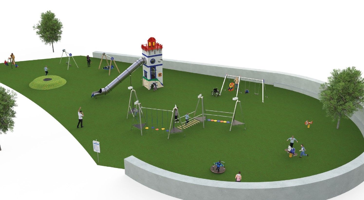 Proyecto para el parque de Costa Xiráldez, en Lourido