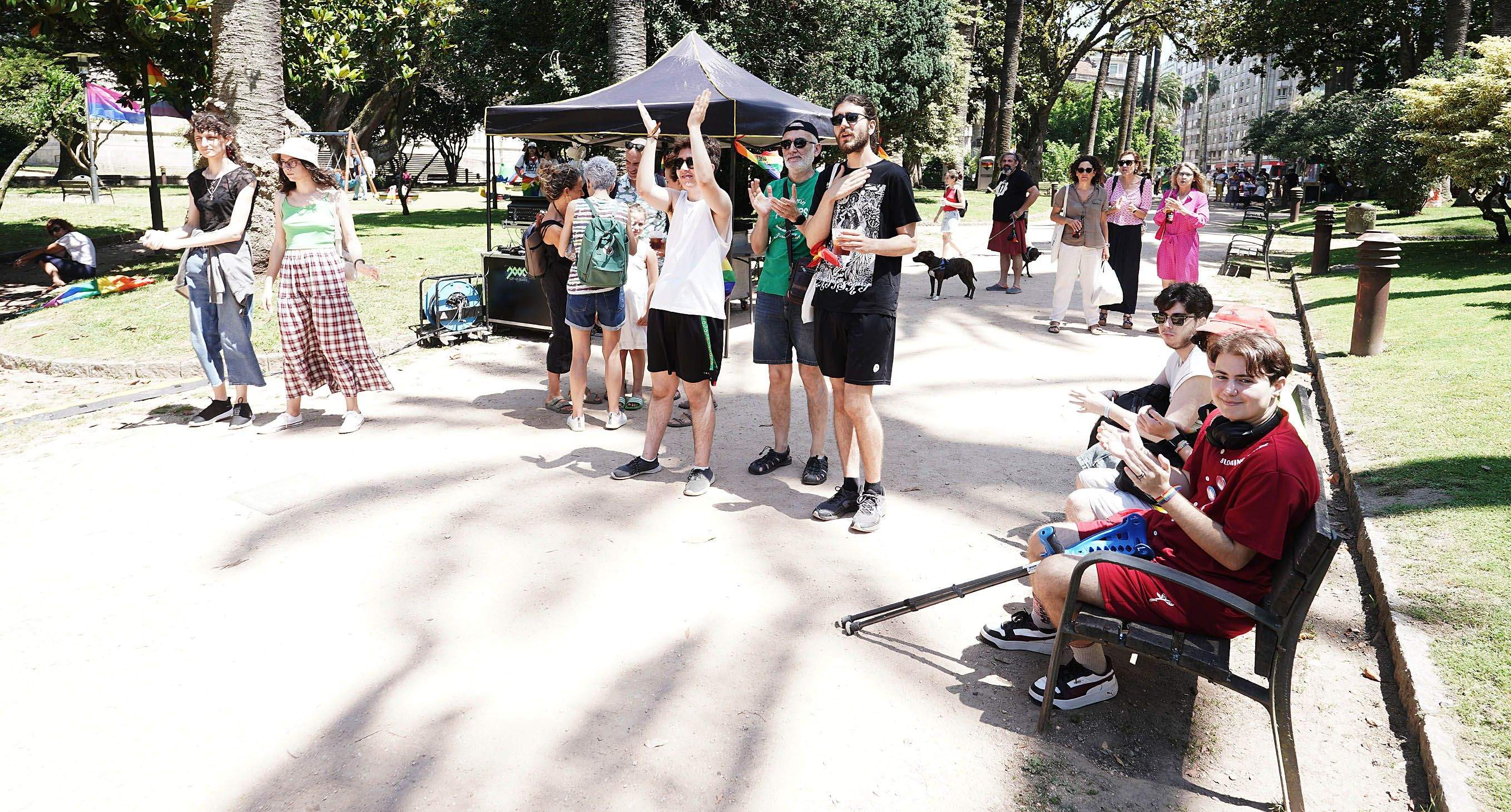 Festa do Orgullo PTV+ no parque das Palmeiras