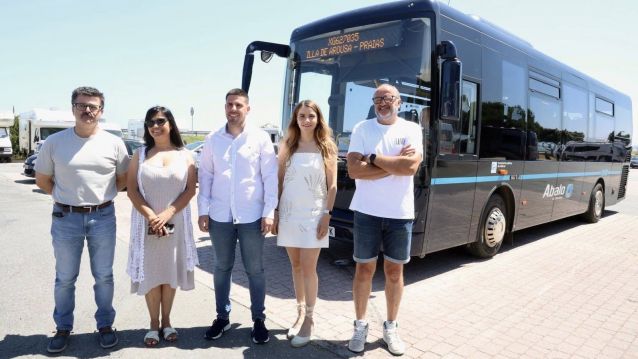 Presentación del autobús circular de A Illa de Arousa Presentación del autobús circular de A Illa de Arousa