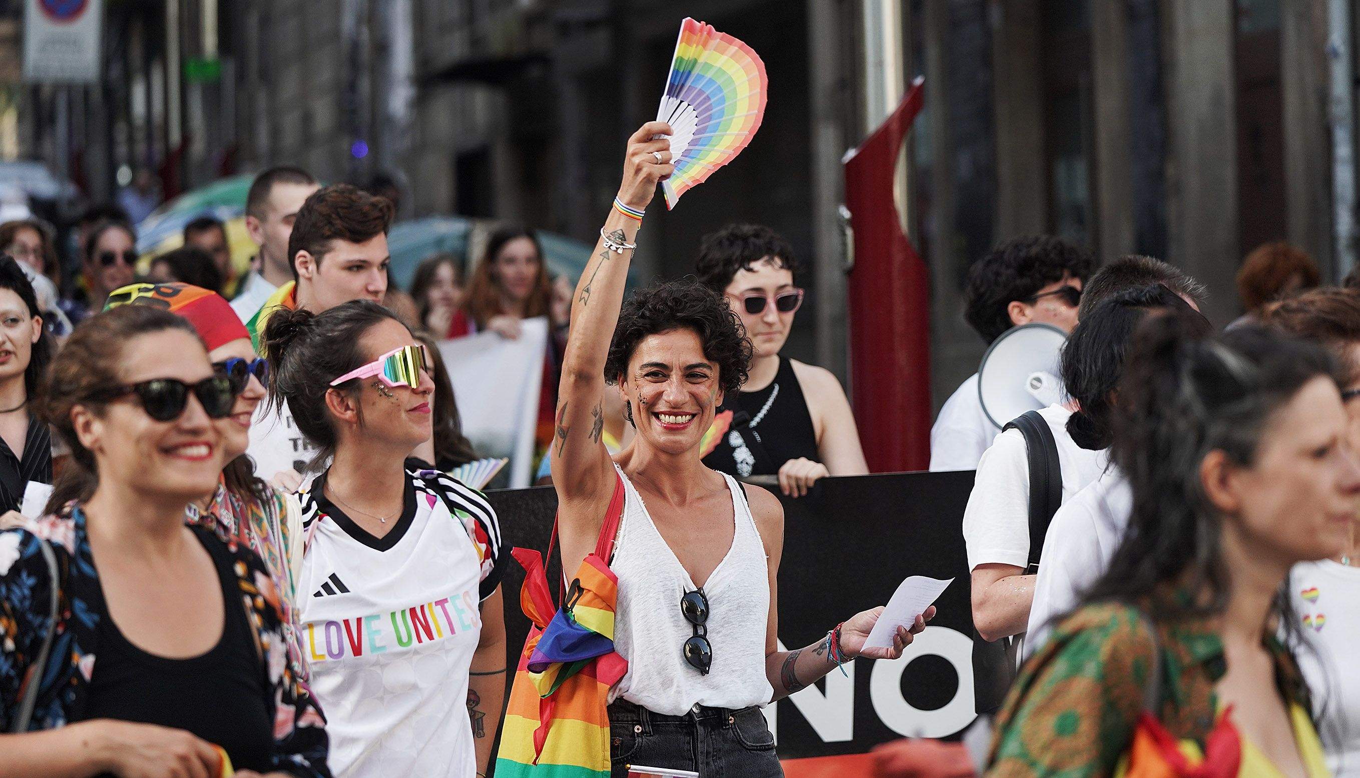 Manifestación polo Día do Orgullo en Pontevedra