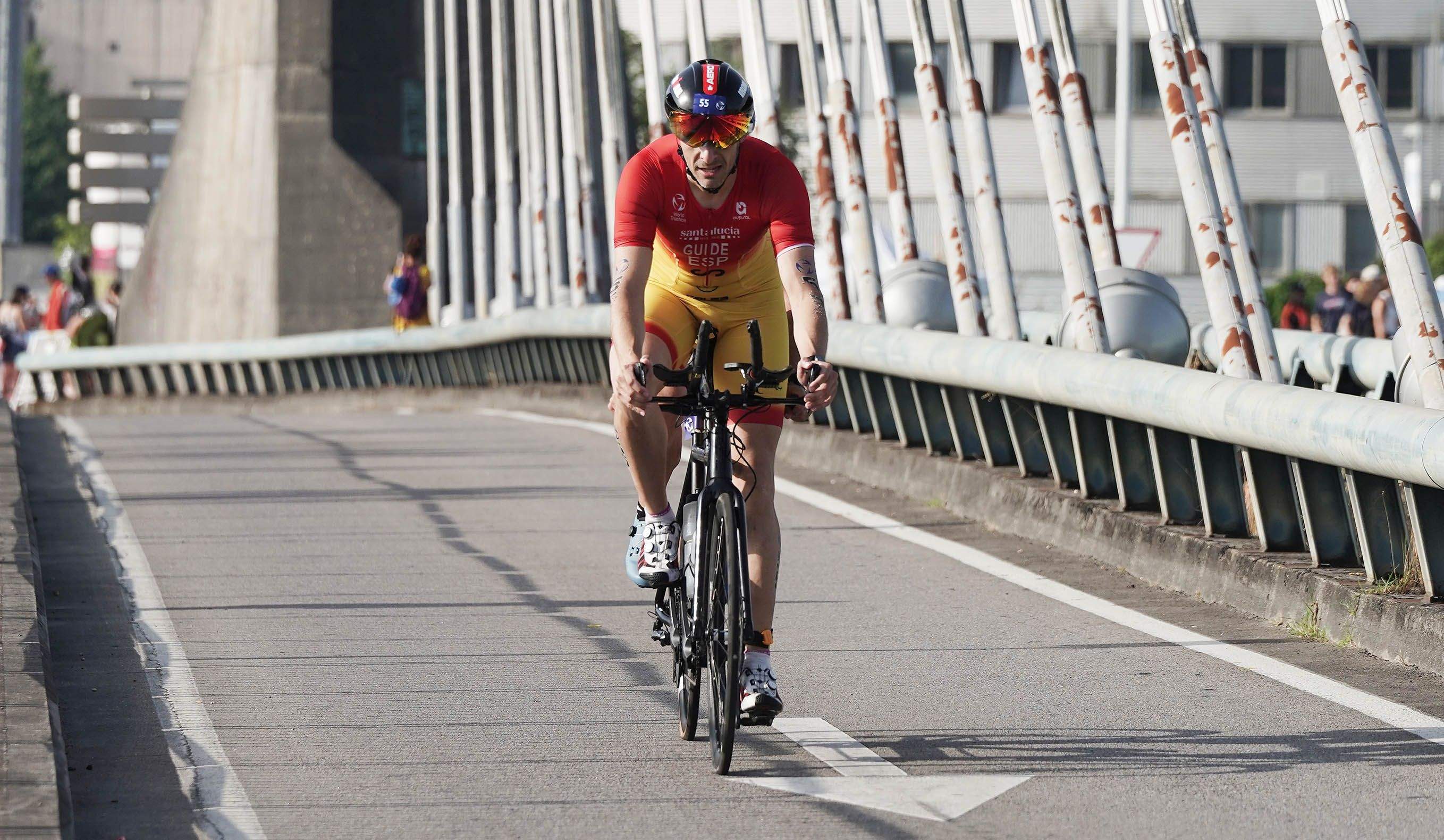 Segmento ciclista do Mundial de tríatlon de longa distancia Segmento ciclista do Mundial de tríatlon de longa distancia
