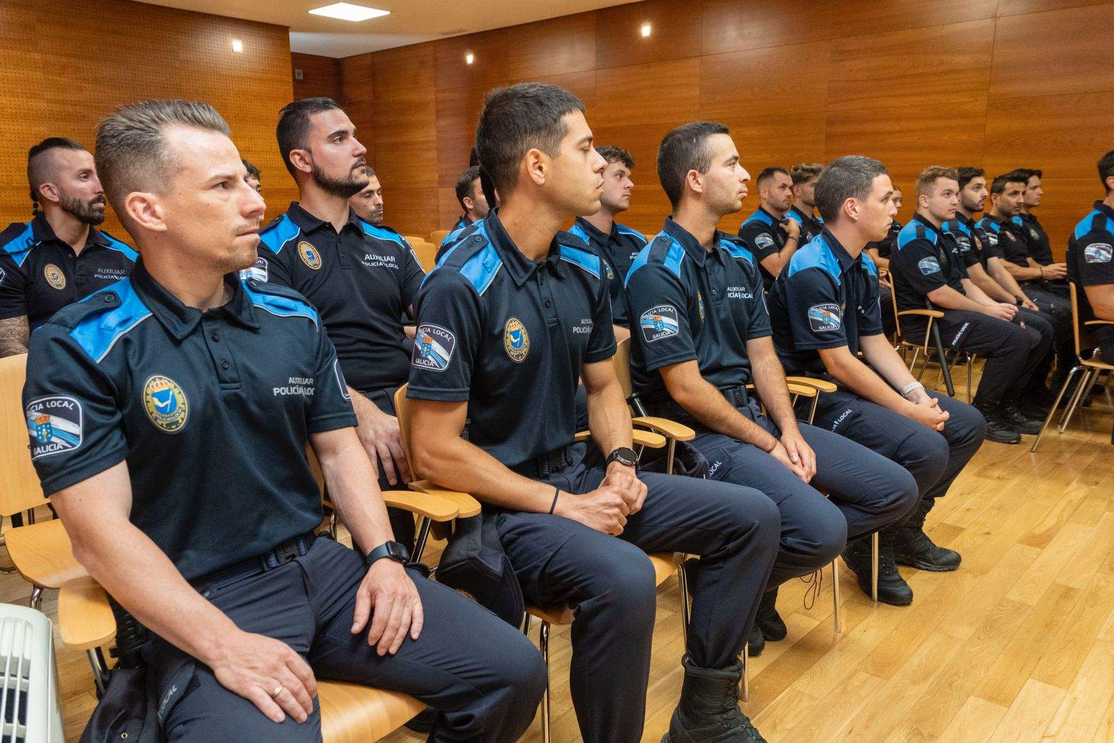 Recepción aos axentes auxiliares da Policía Local