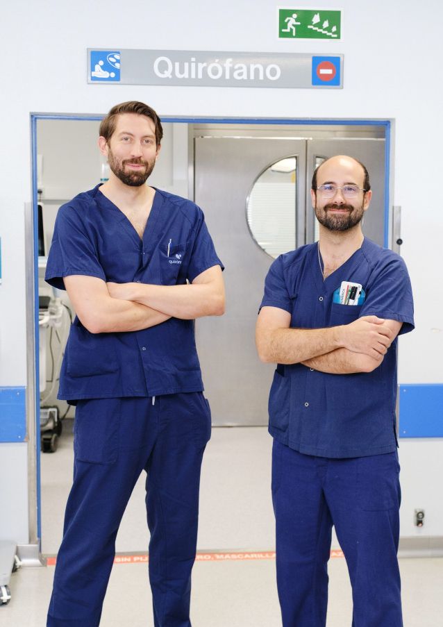 Nabor Fernández e Guillermo Petinal, médicos anestesistas no Hospital QuirónSalud Nabor Fernández e Guillermo Petinal, médicos anestesistas no Hospital QuirónSalud