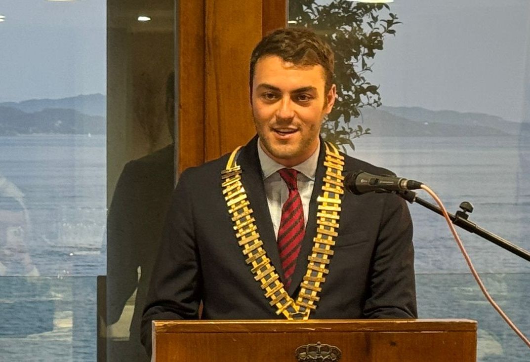 Luis Quiles, presidente do Rotary Club Pontevedra