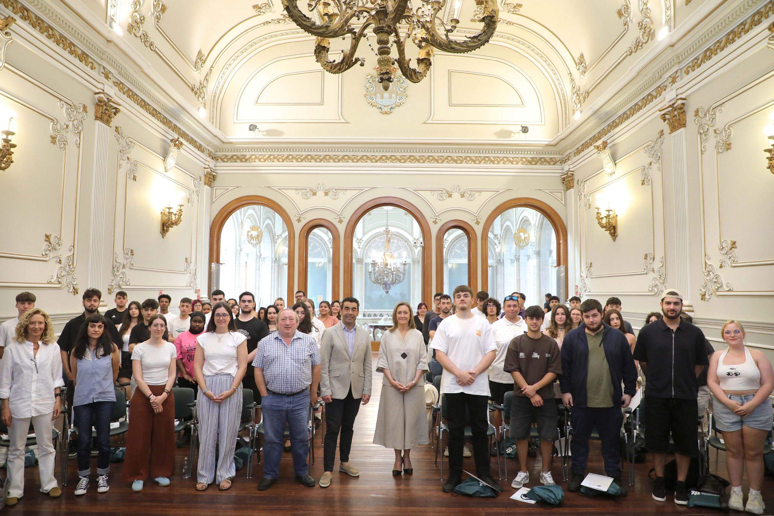 Estudiantes de Erasmus 2025 en la Deputación de Pontevedra