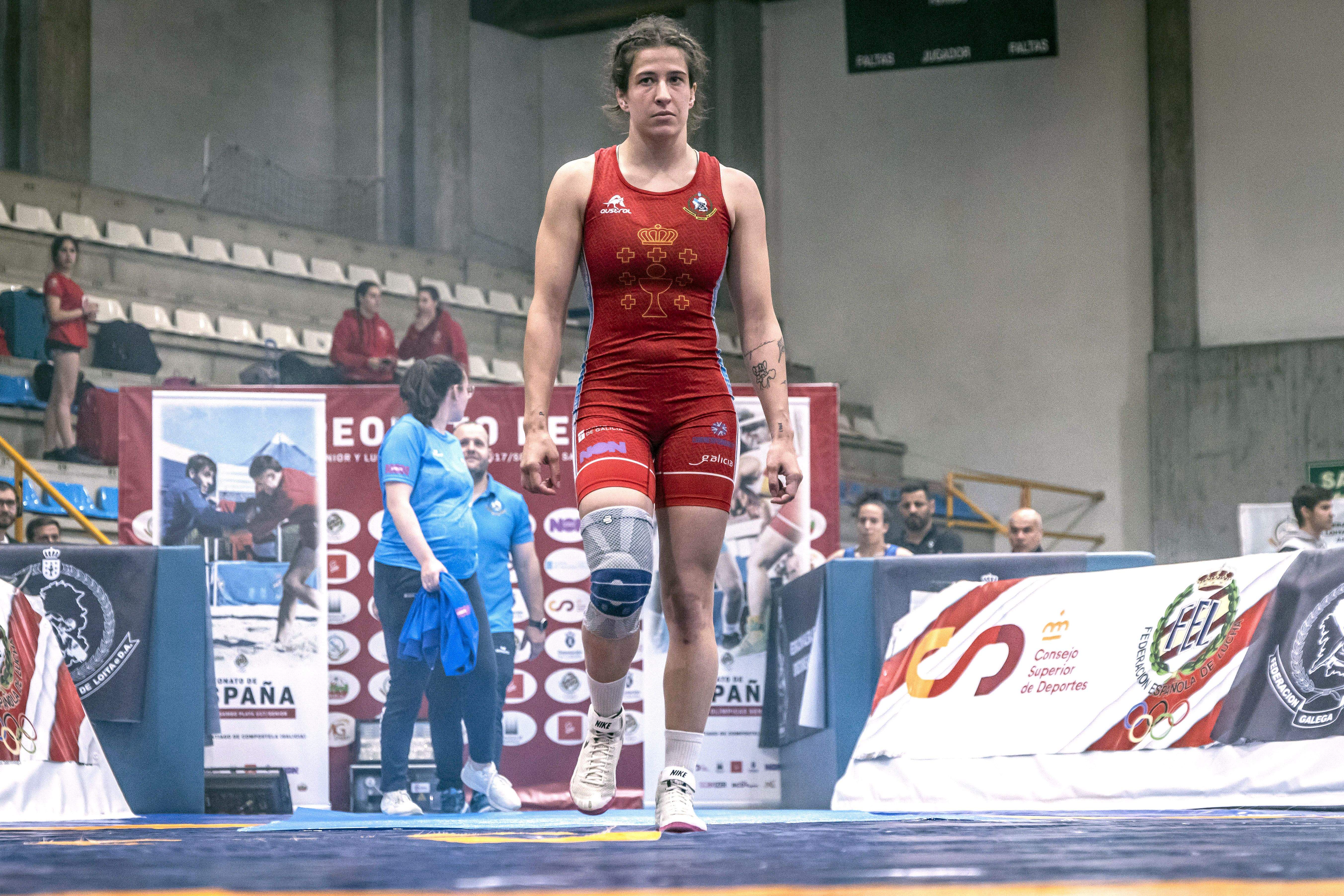 Lydia Pérez en la final del Campeonato de España