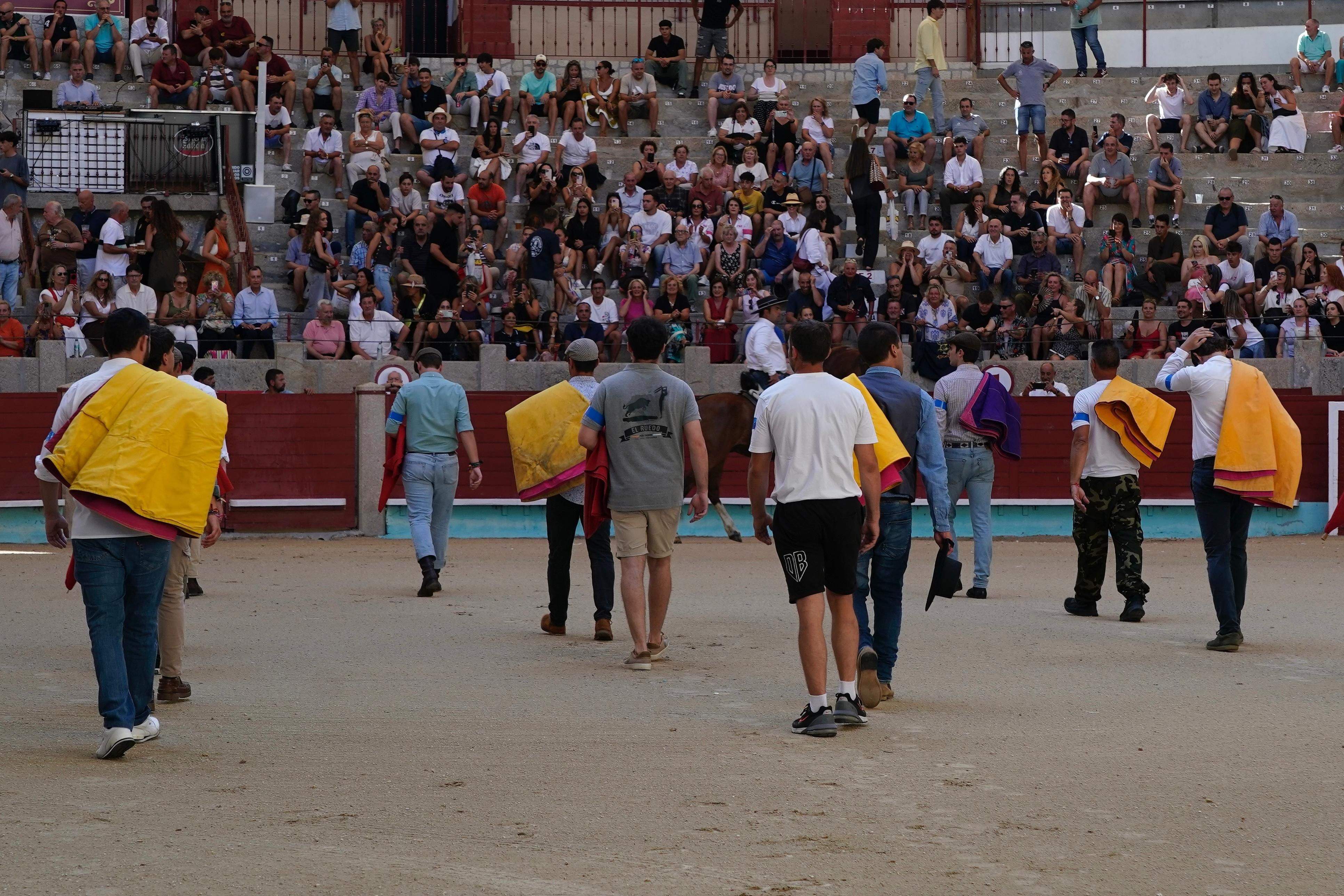 Becerrada en la Plaza de Toros de Pontevedra