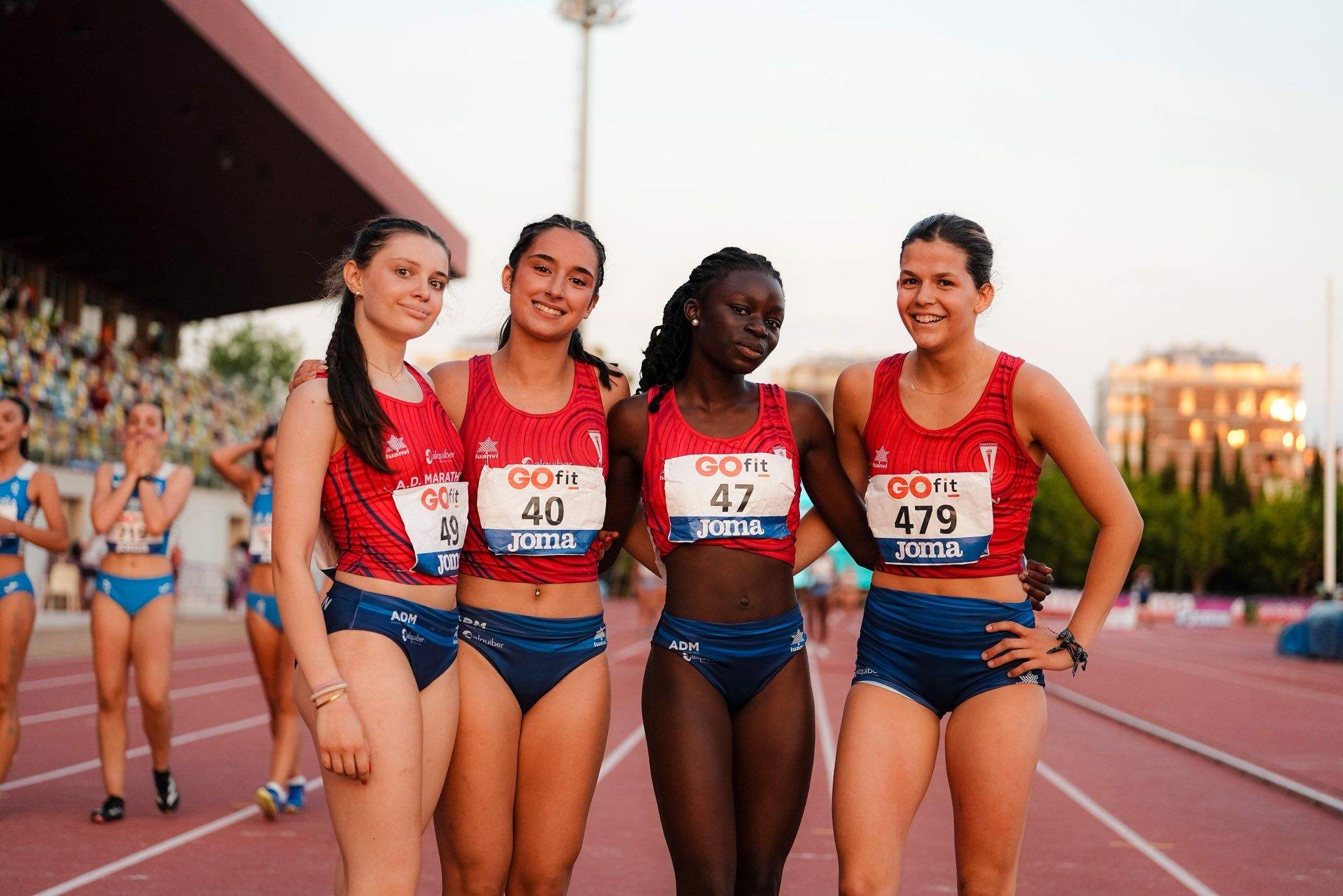 Paula García, Teresinha Nater, Claudia Peláez y la pontevedresa Fernanda Basilio Domínguez