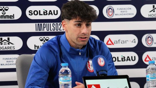 Adrián Expósito, en su etapa en el Rayo Majadahonda Adrián Expósito, en su etapa en el Rayo Majadahonda