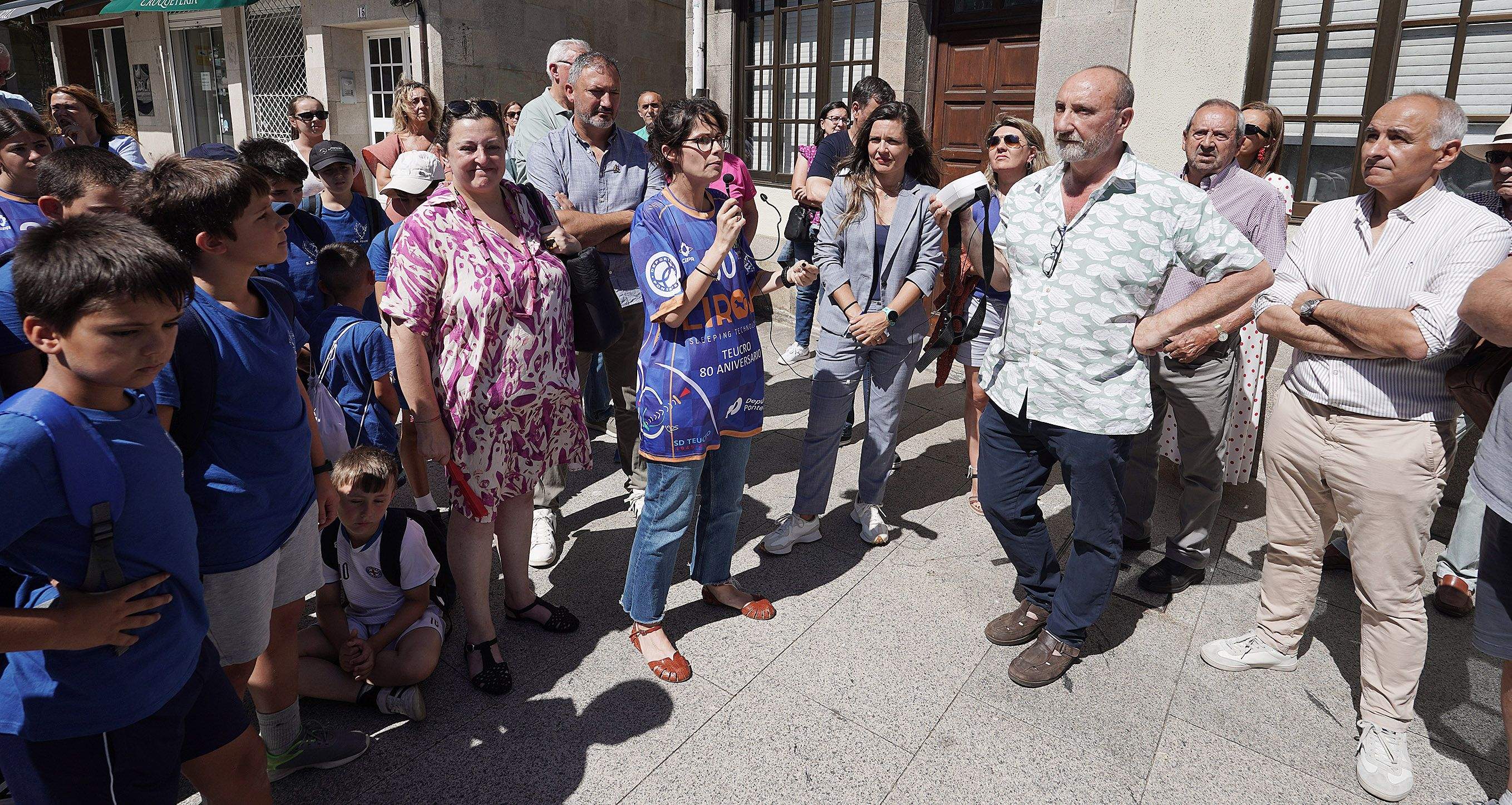 Inauguración da exposición "80 anos de camiño azul" da SD Teucro Inauguración da exposición "80 anos de camiño azul" da SD Teucro