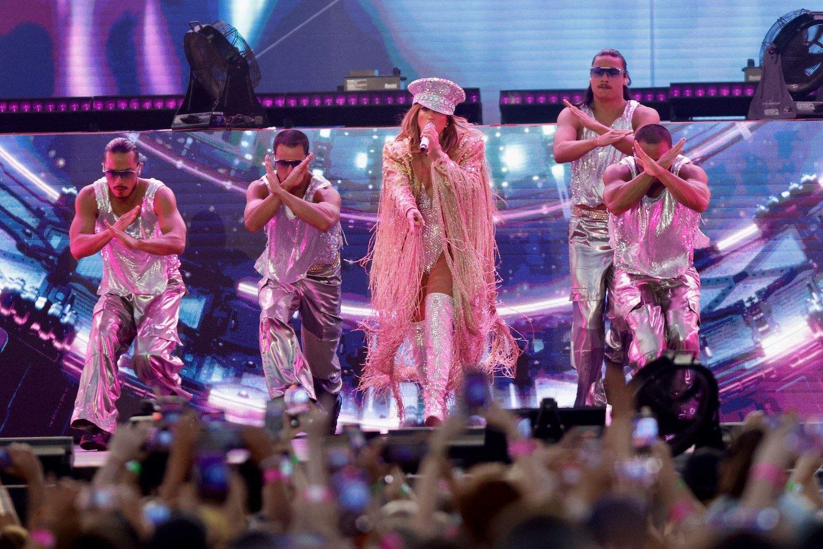 Concierto de Jennifer Lopez en Pontevedra