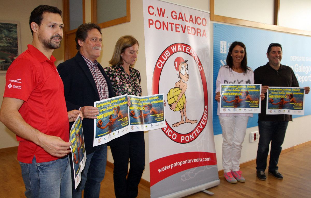 Presentación del Campeonato Gallego Infantil de Waterpolo en el CGTD