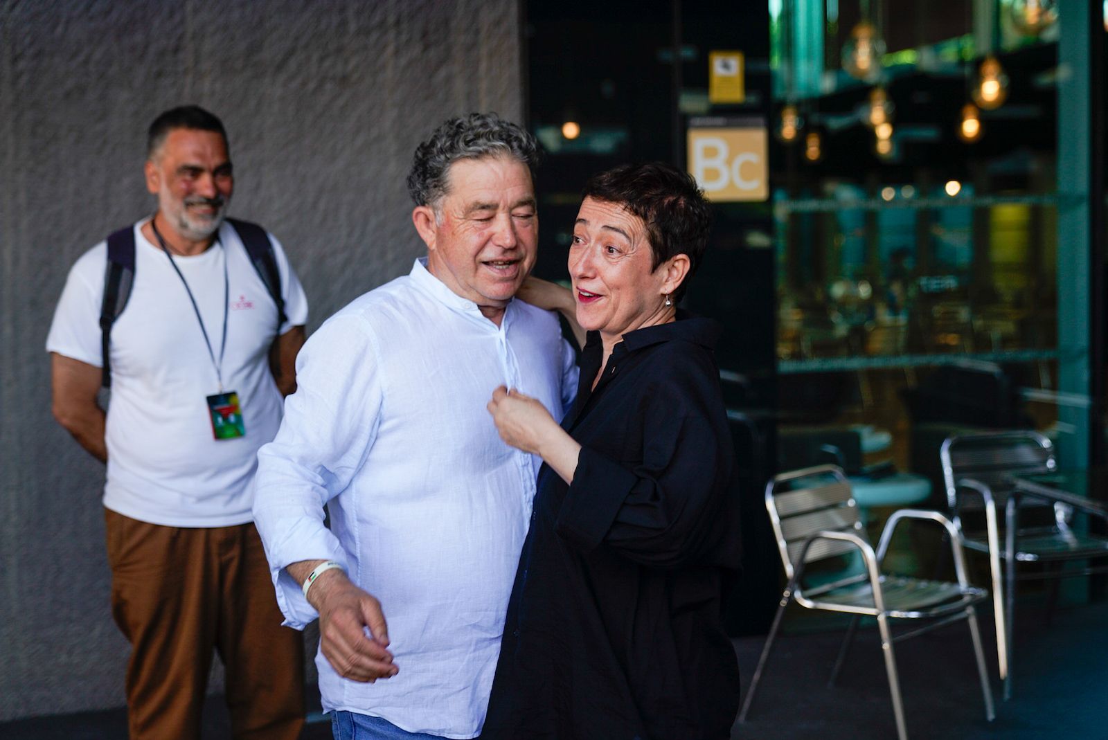Miguel Anxo Fernández Lores e María Guerra