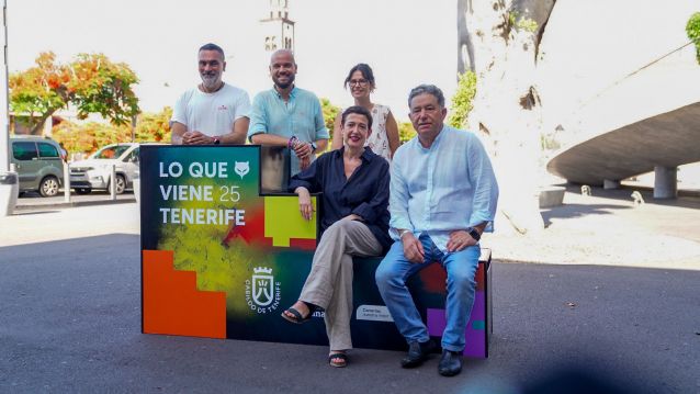 A delegación pontevedresa desprazada a Tenerife con María Guerra