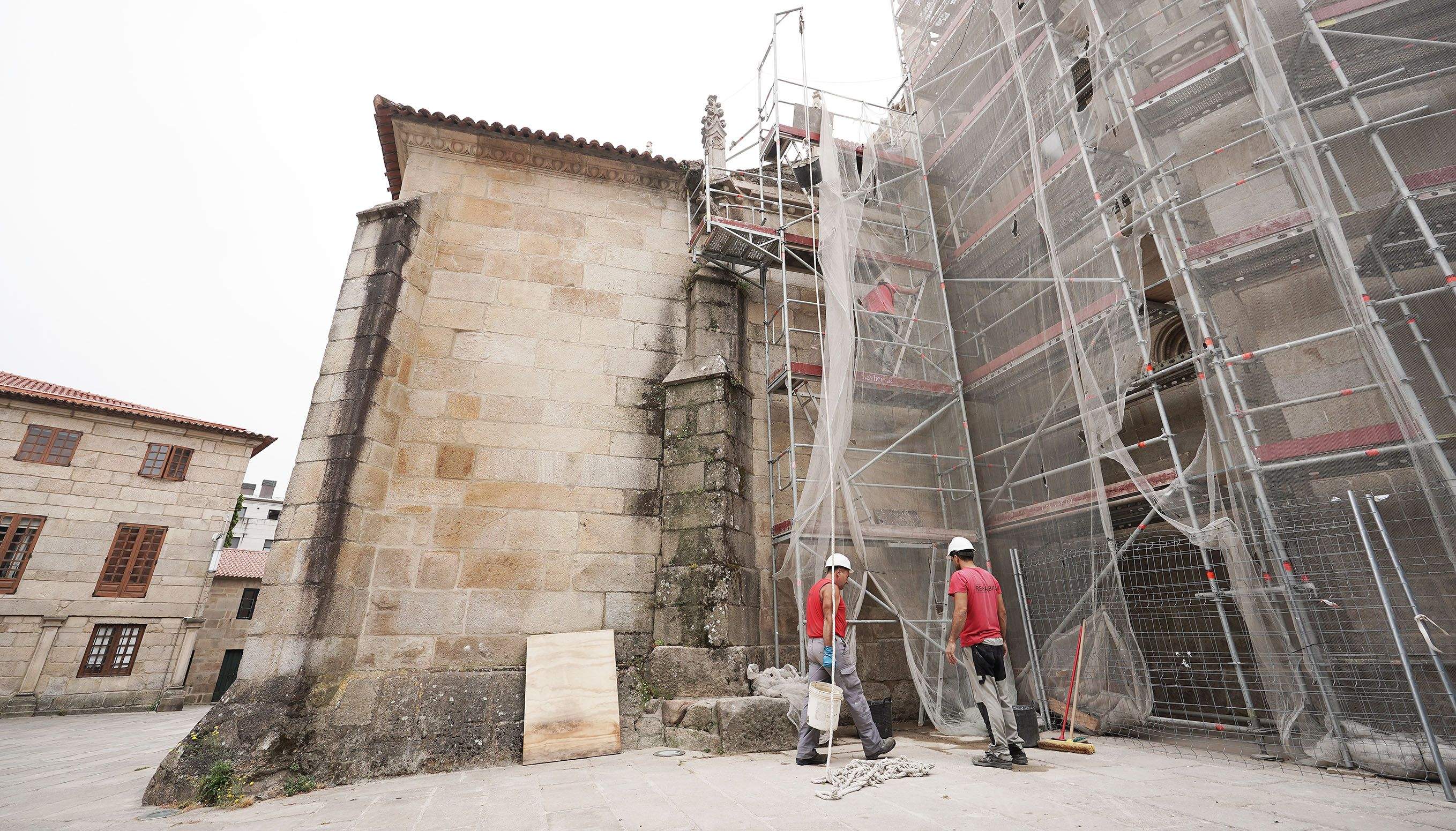 Obras na Real Basílica de Santa María a Maior