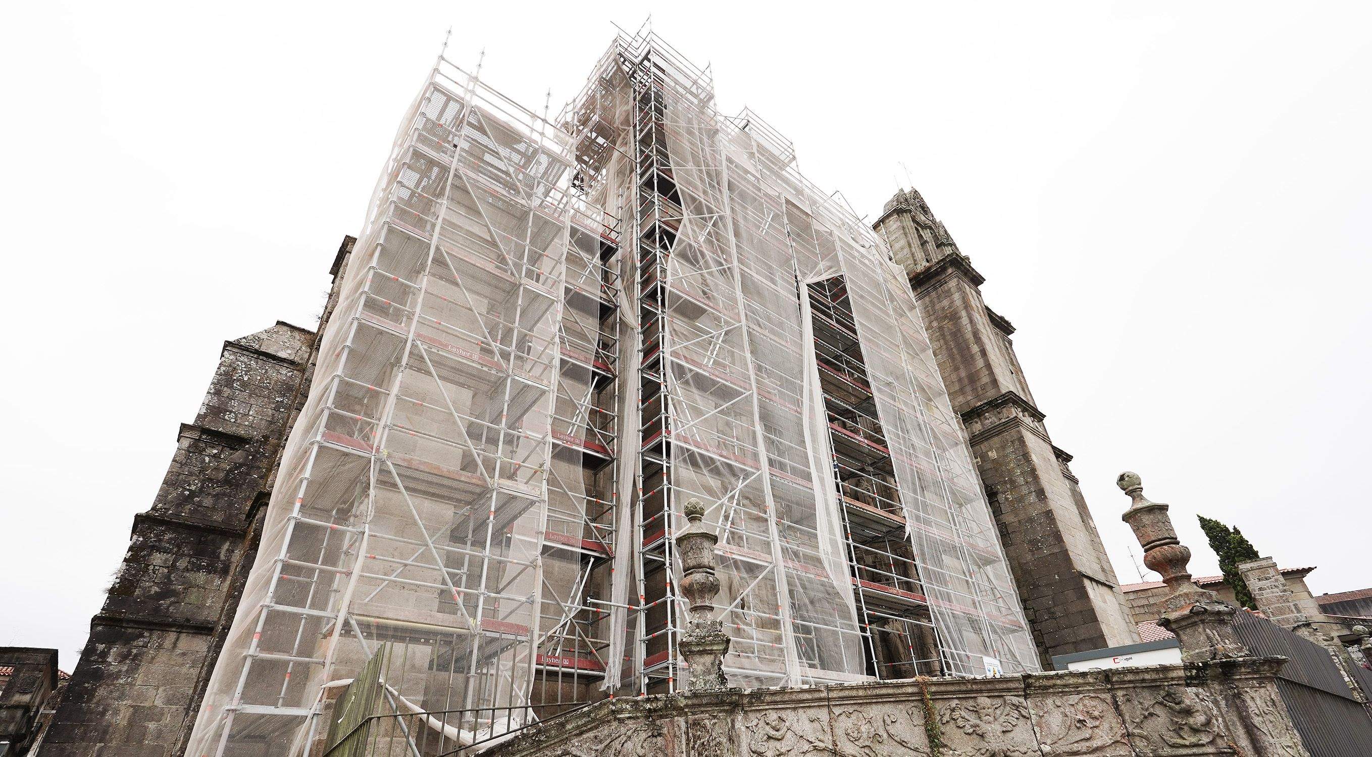 Obras na Real Basílica de Santa María a Maior
