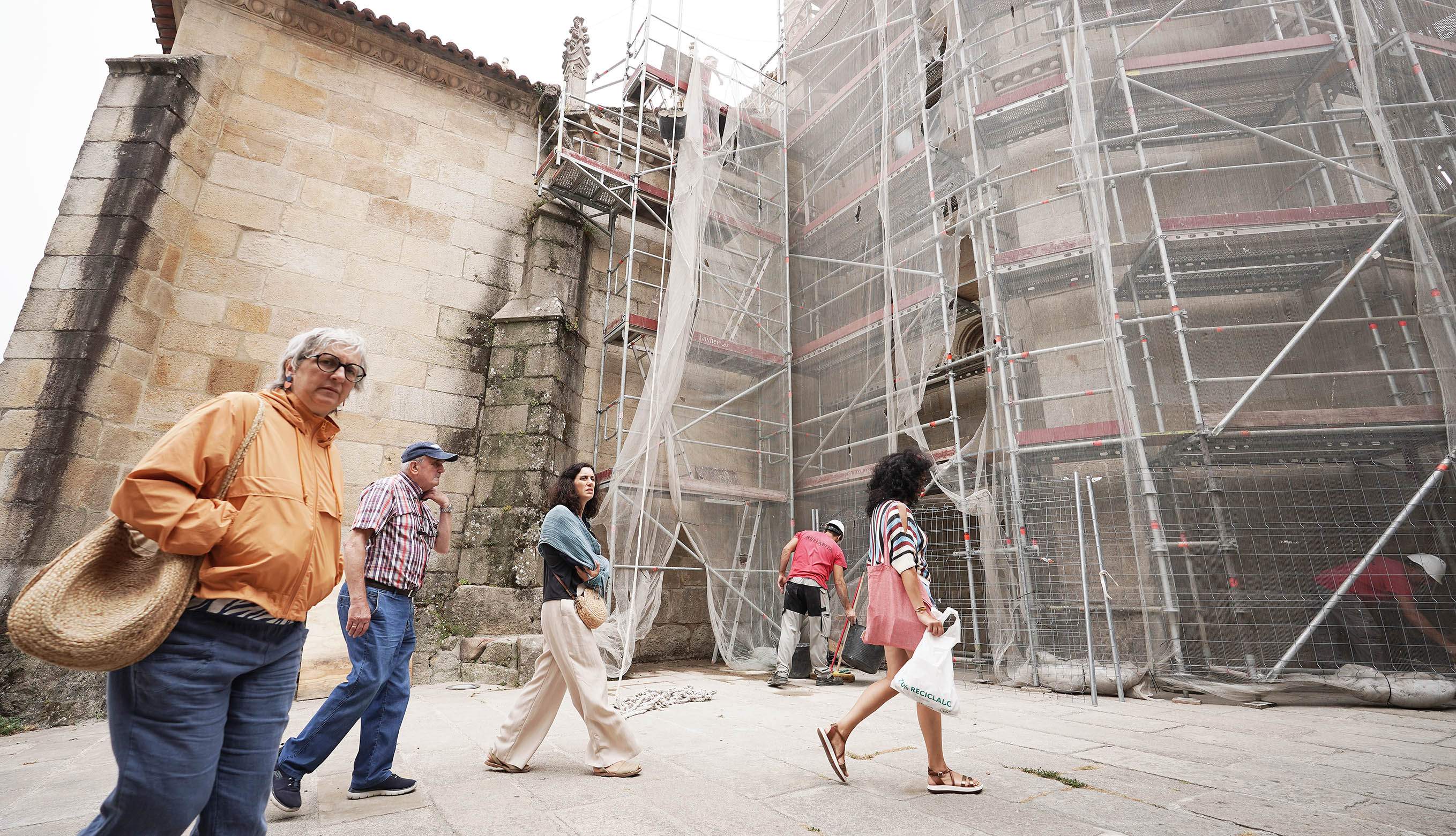 Obras na Real Basílica de Santa María a Maior