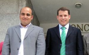 Carlos Boullosa e Jorge Cubela nunha imaxe de 2011