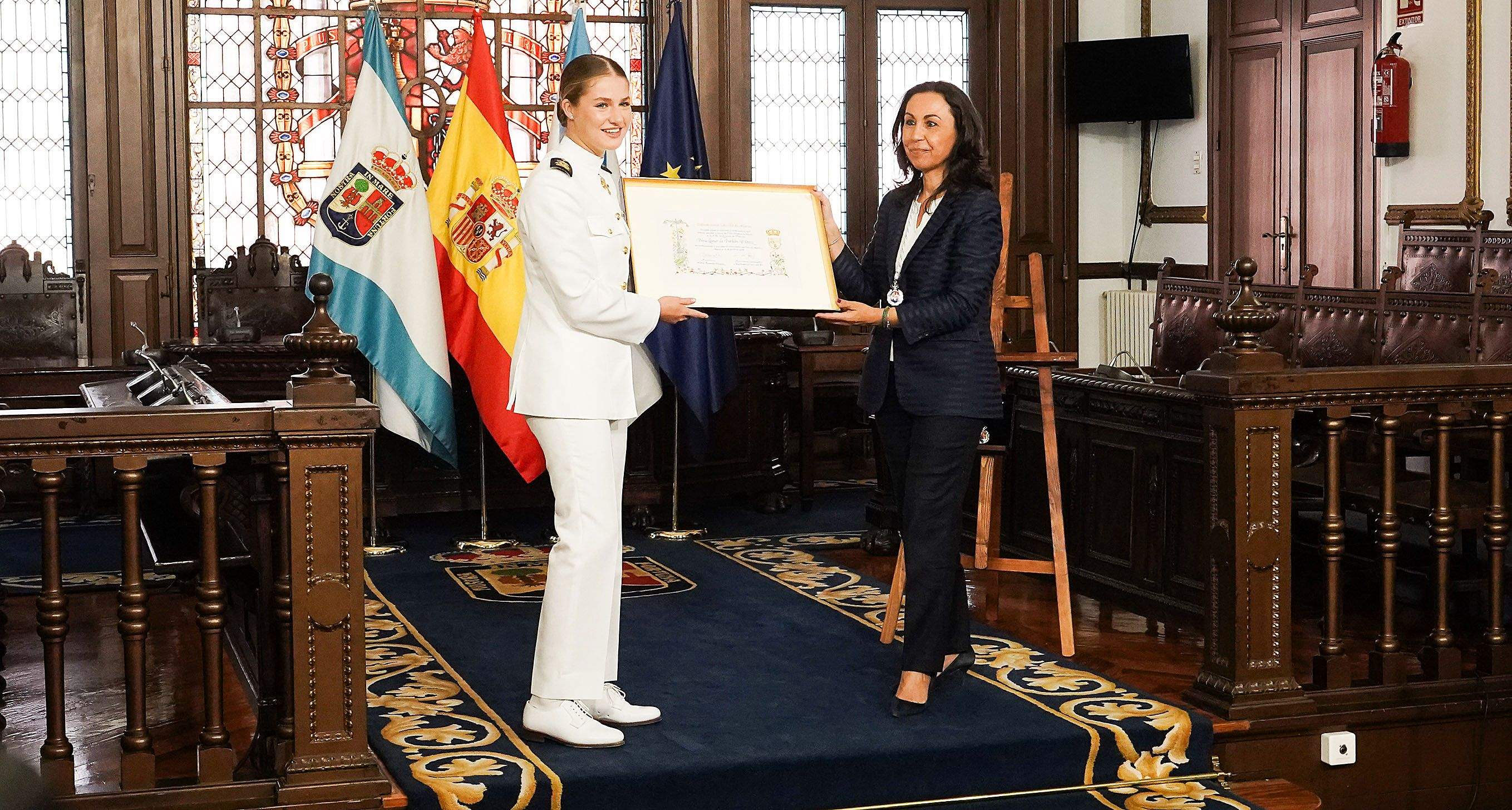 Nombramiento de la Princesa Leonor como hija adoptiva de Marín