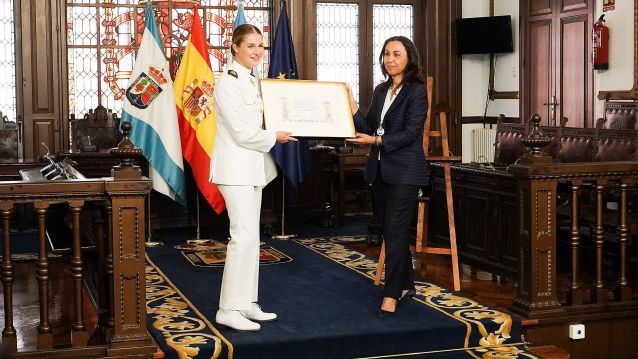 Nombramiento de la Princesa Leonor como hija adoptiva de Marín