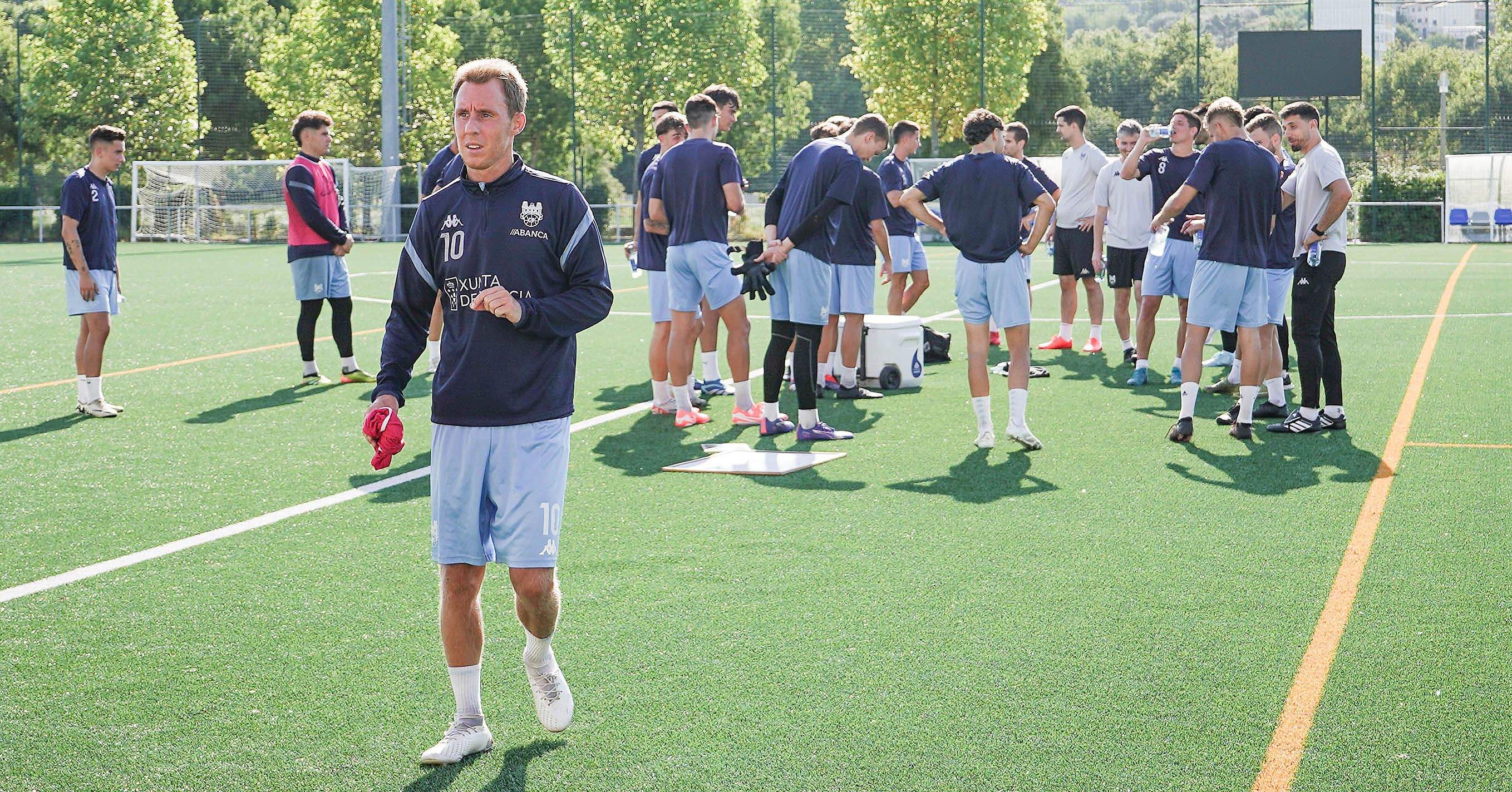 Primeiro adestramento do Pontevedra CF 25/26