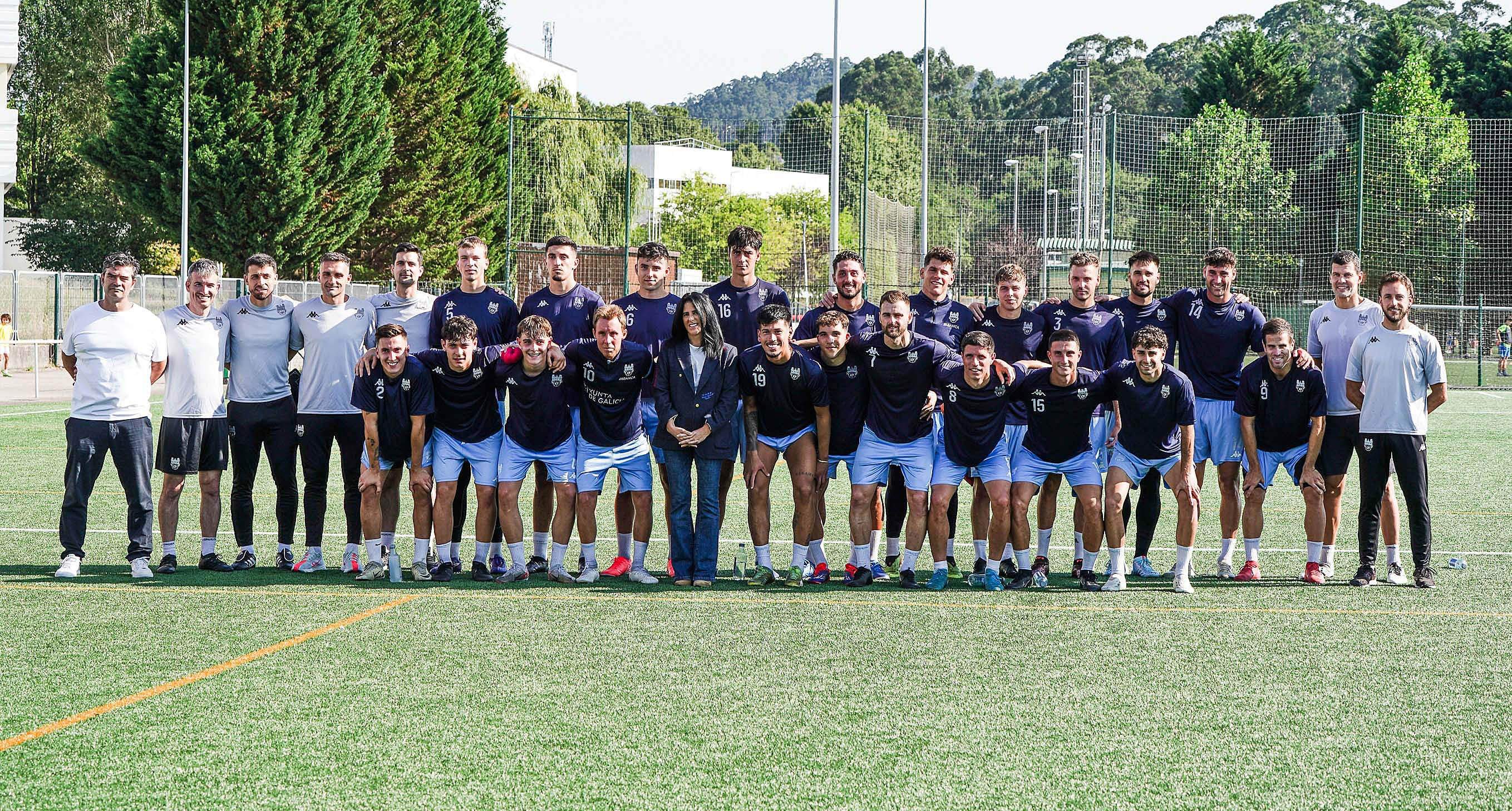Primeiro adestramento do Pontevedra CF 25/26
