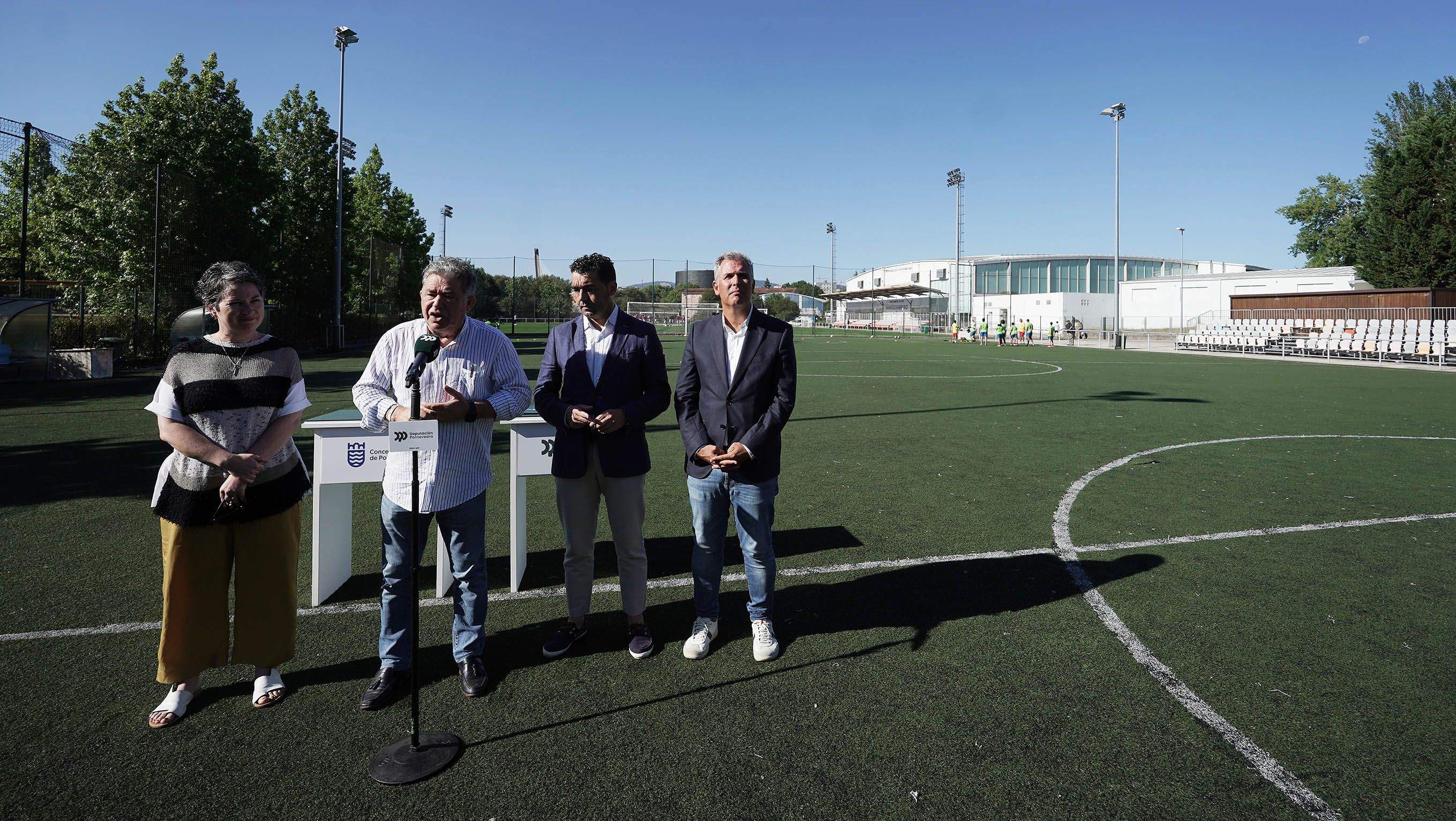Firma del convenio entre la Deputación en el Concello de Pontevedra Firma del convenio entre la Deputación en el Concello de Pontevedra