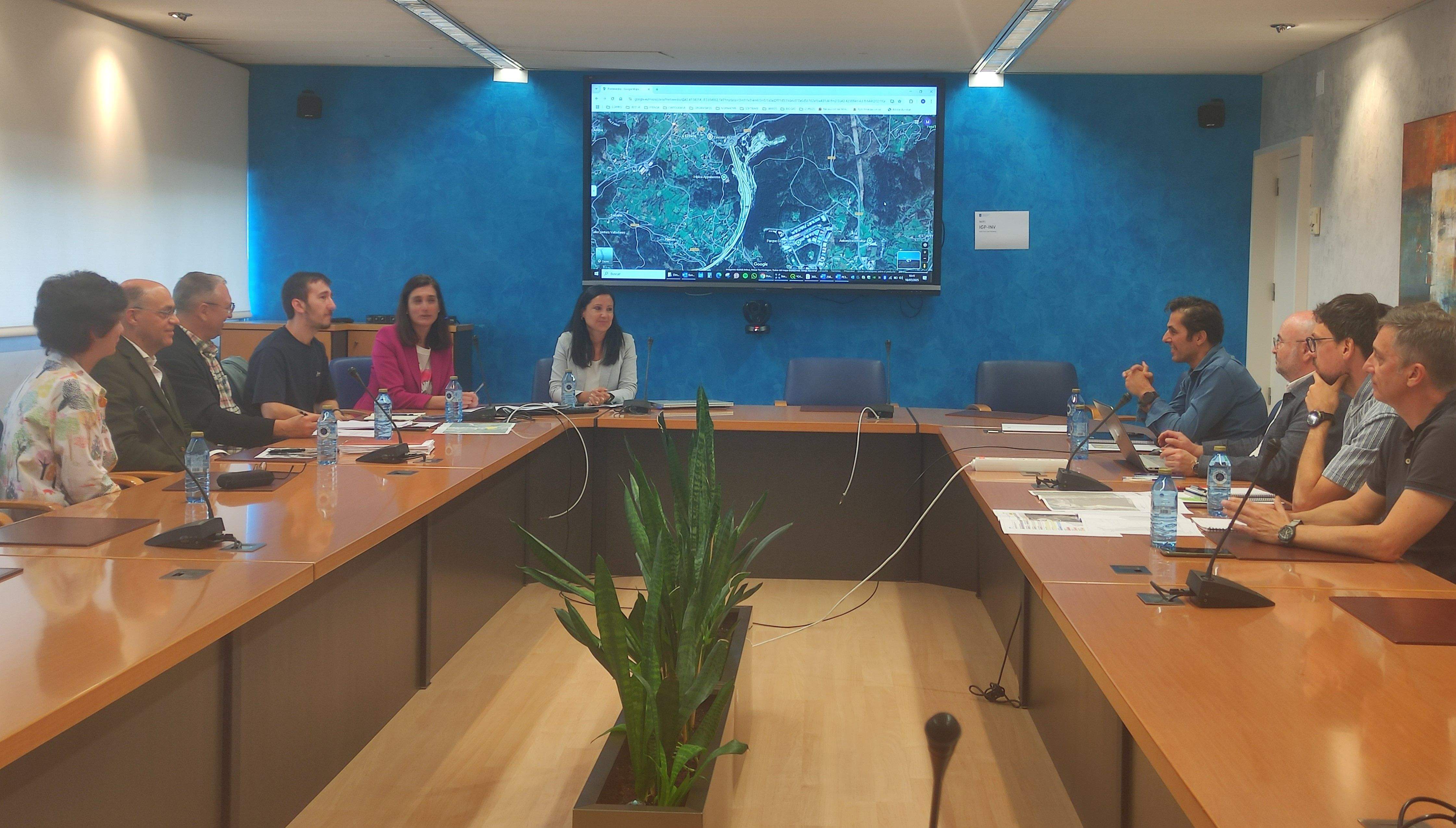 Reunión para tratar la ampliación del polígono de O Campiño