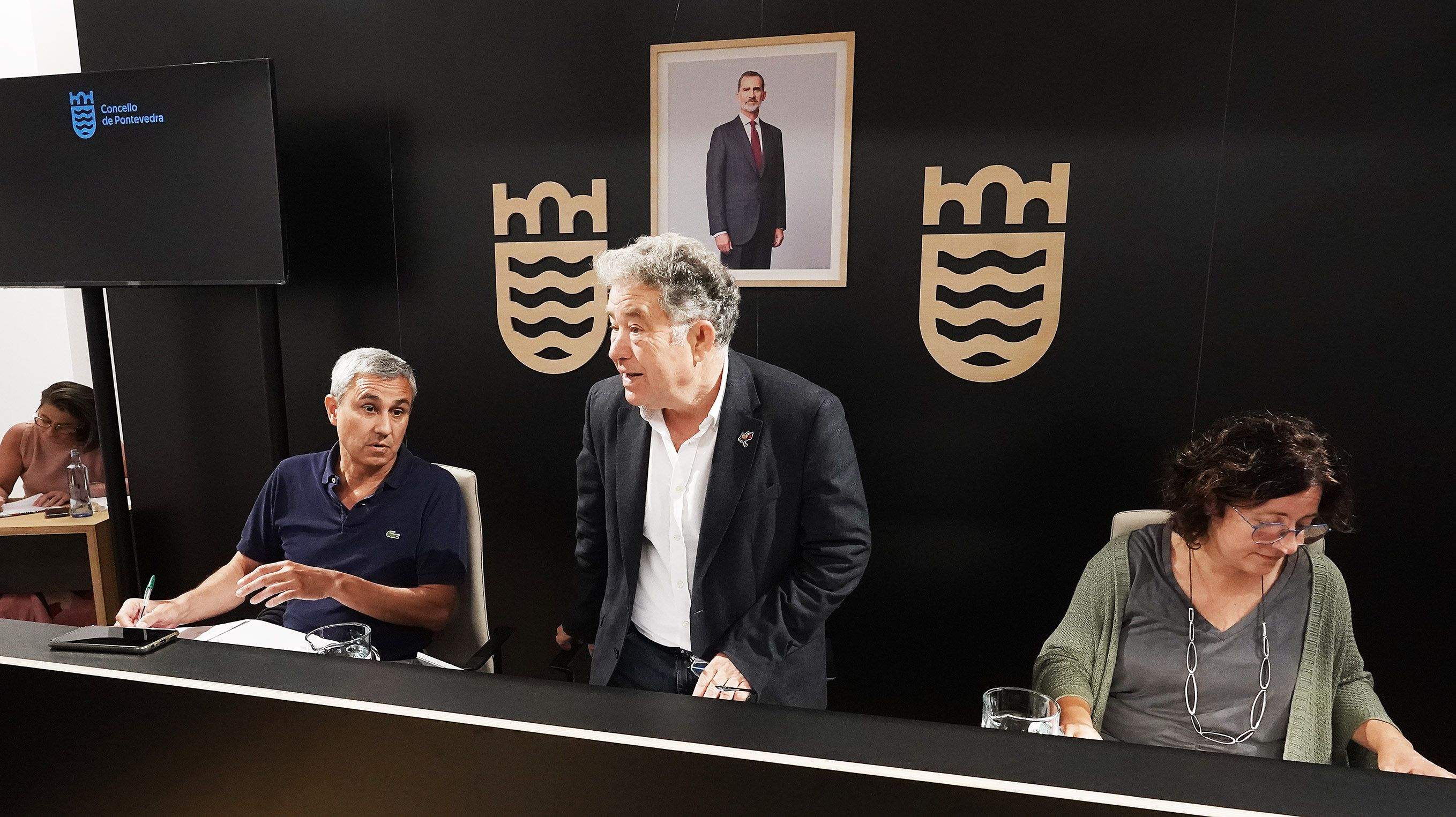 Pleno da corporación municipal de Pontevedra