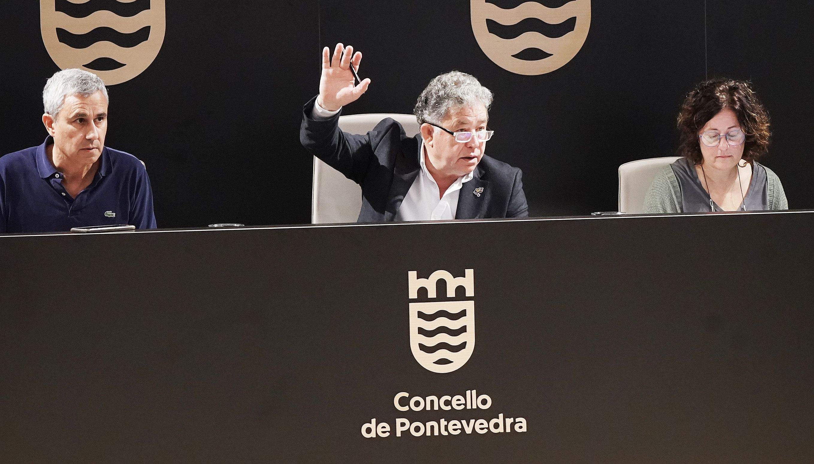Pleno da corporación municipal de Pontevedra
