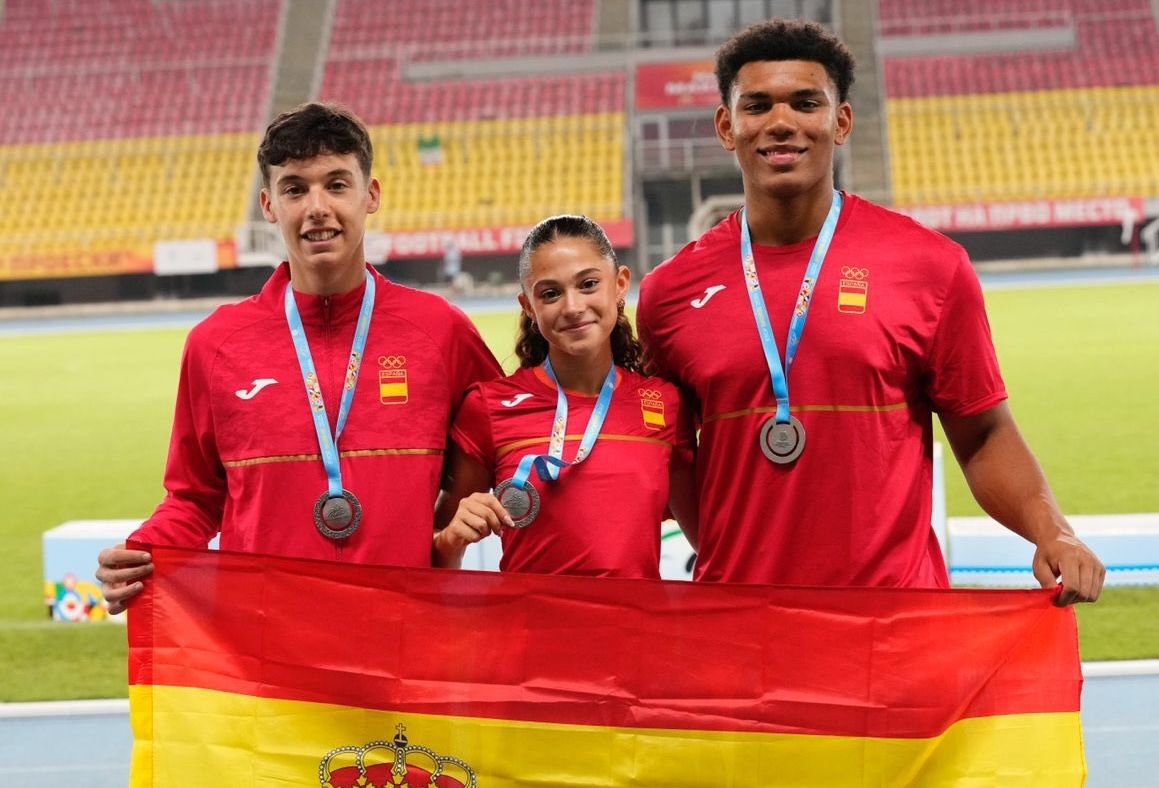 Hugo Casañas, medalla en el Festival Olímpico de la Juventud