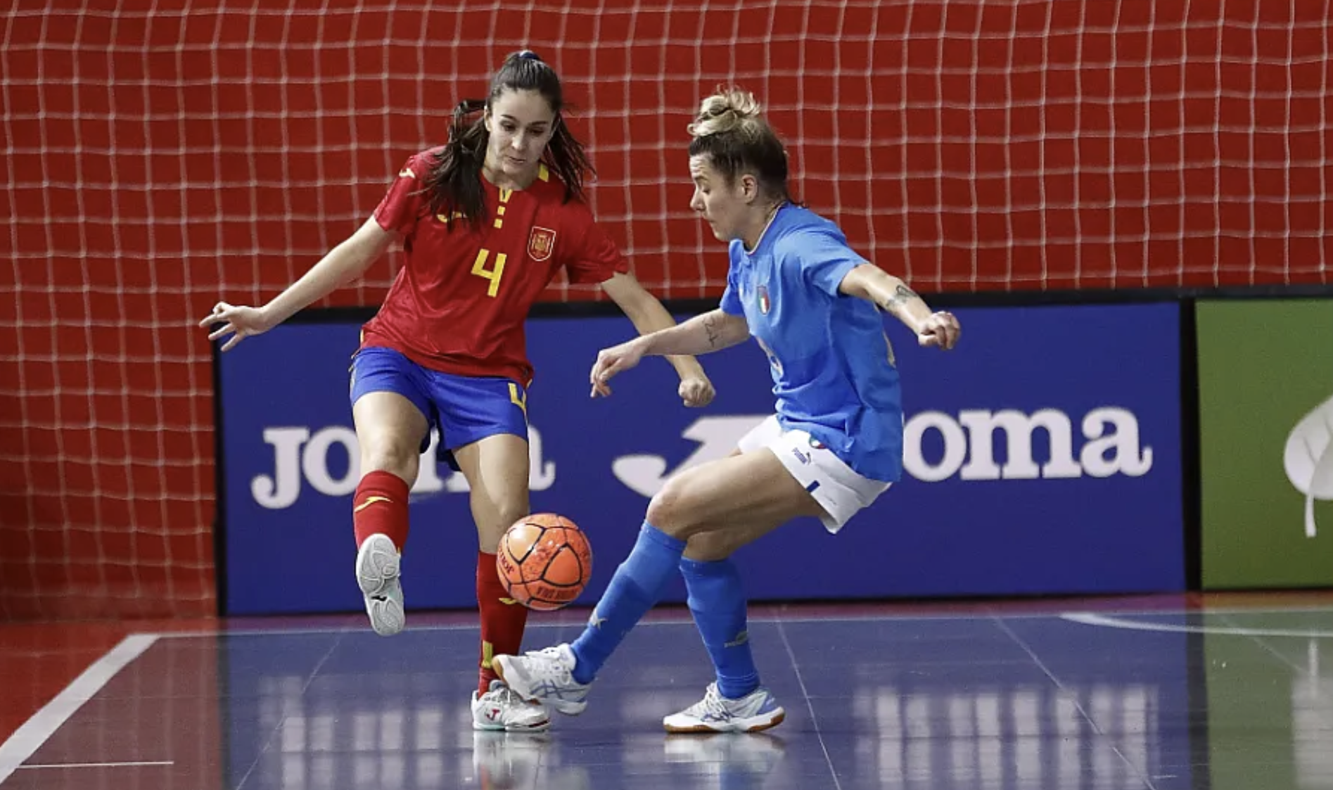 Rafa Pato (derecha) en un partido con la Selección Italiana