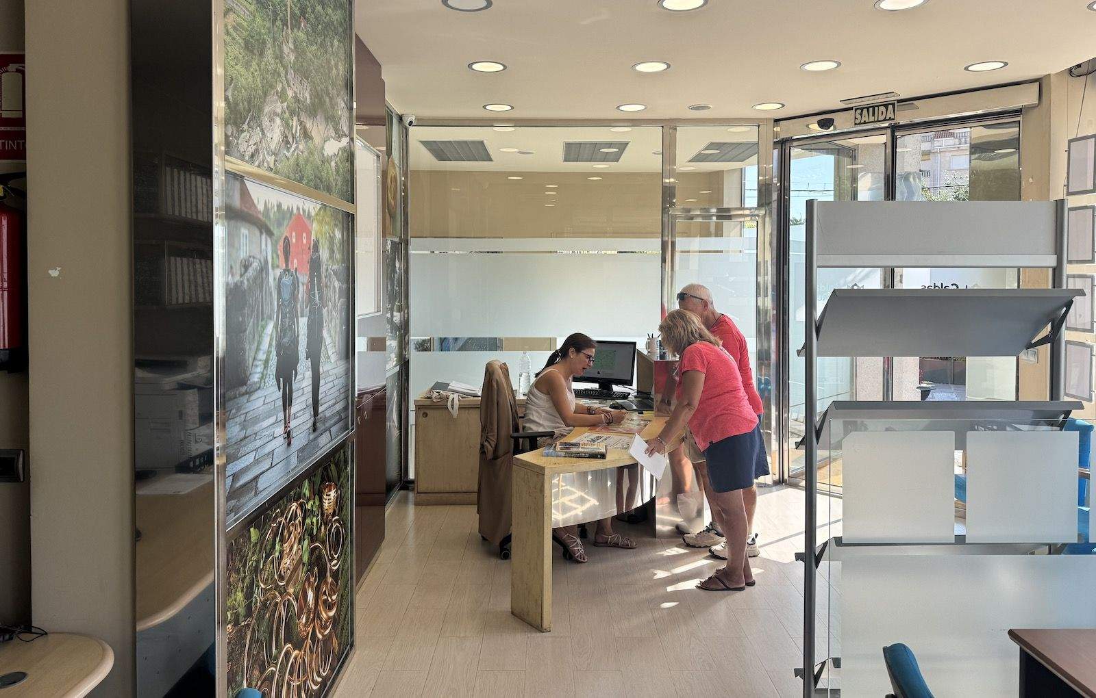 Oficina de turismo de Caldas, na Plazuela