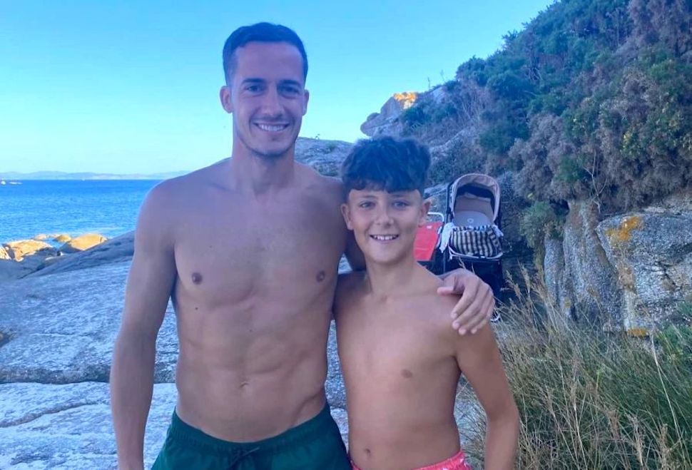 Lucas Vázquez, durante a súa estancia no Grove