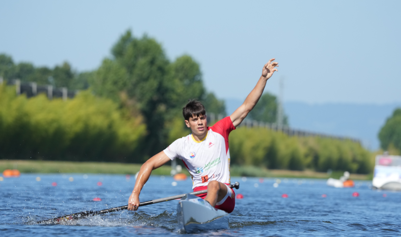 Pablo Crespo, no Campionato do Mundo de Sprint Júnior e Sub23