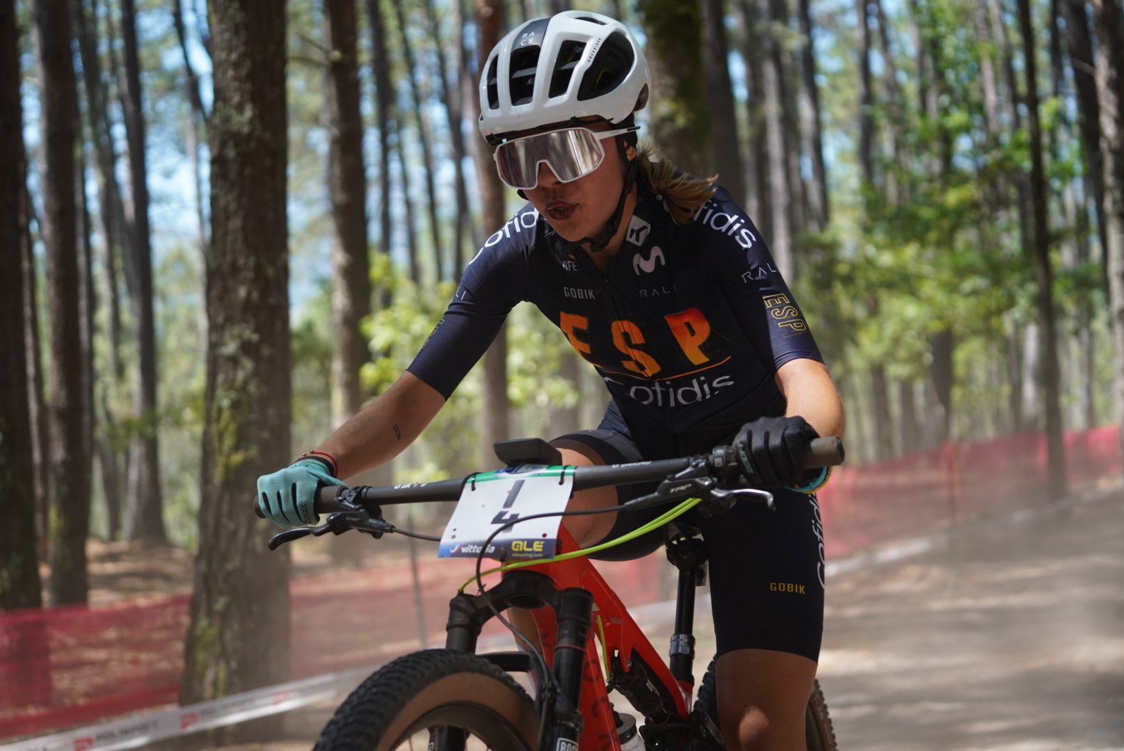 Lorena Patiño, en el Campeonato de Europa de Melgaço
