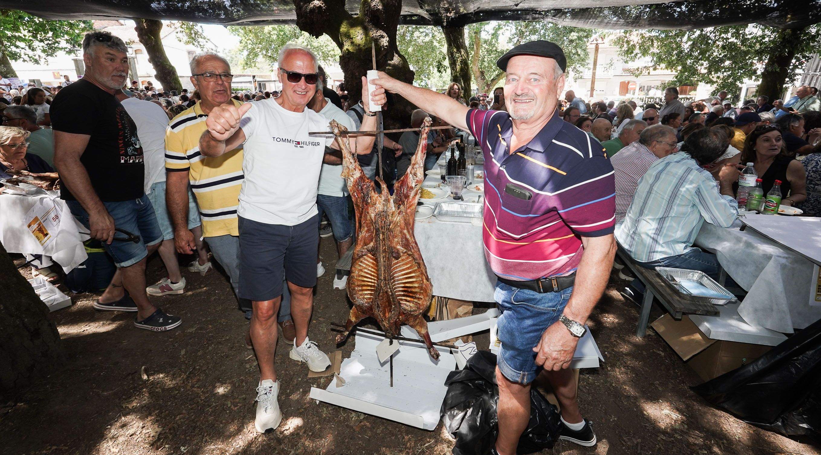 Asistentes a la LVI Festa do Carneiro ao Espeto