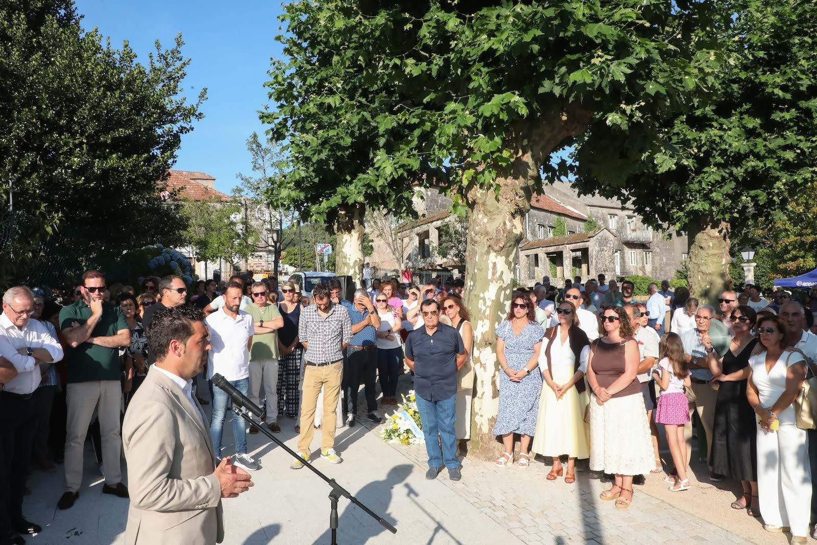 Inauguración na Lama da Rúa Alcalde Jorge Canda